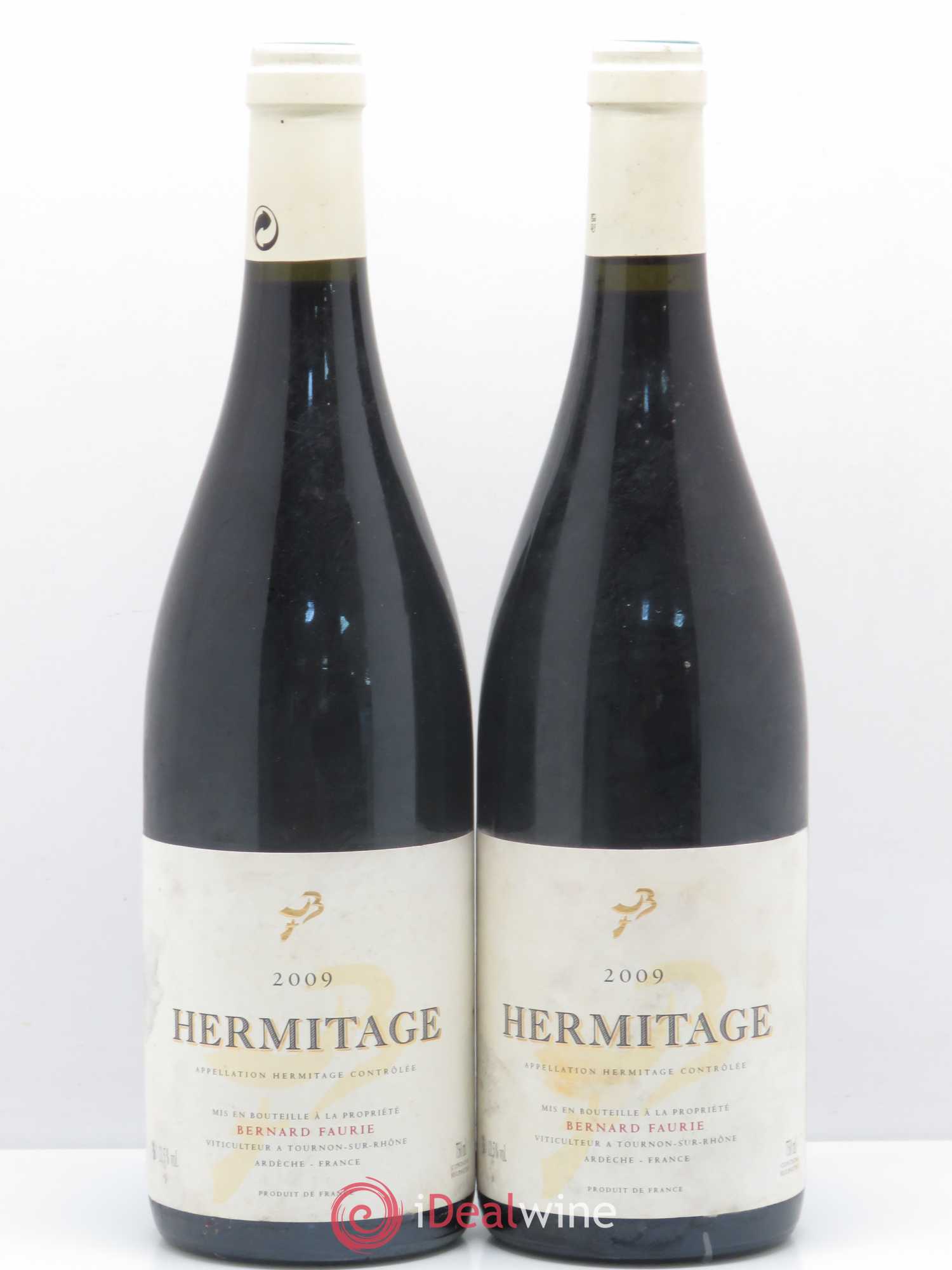 Hermitage Greffieux Bessard Faurie 2009 - Posten von 2 Flaschen - 0