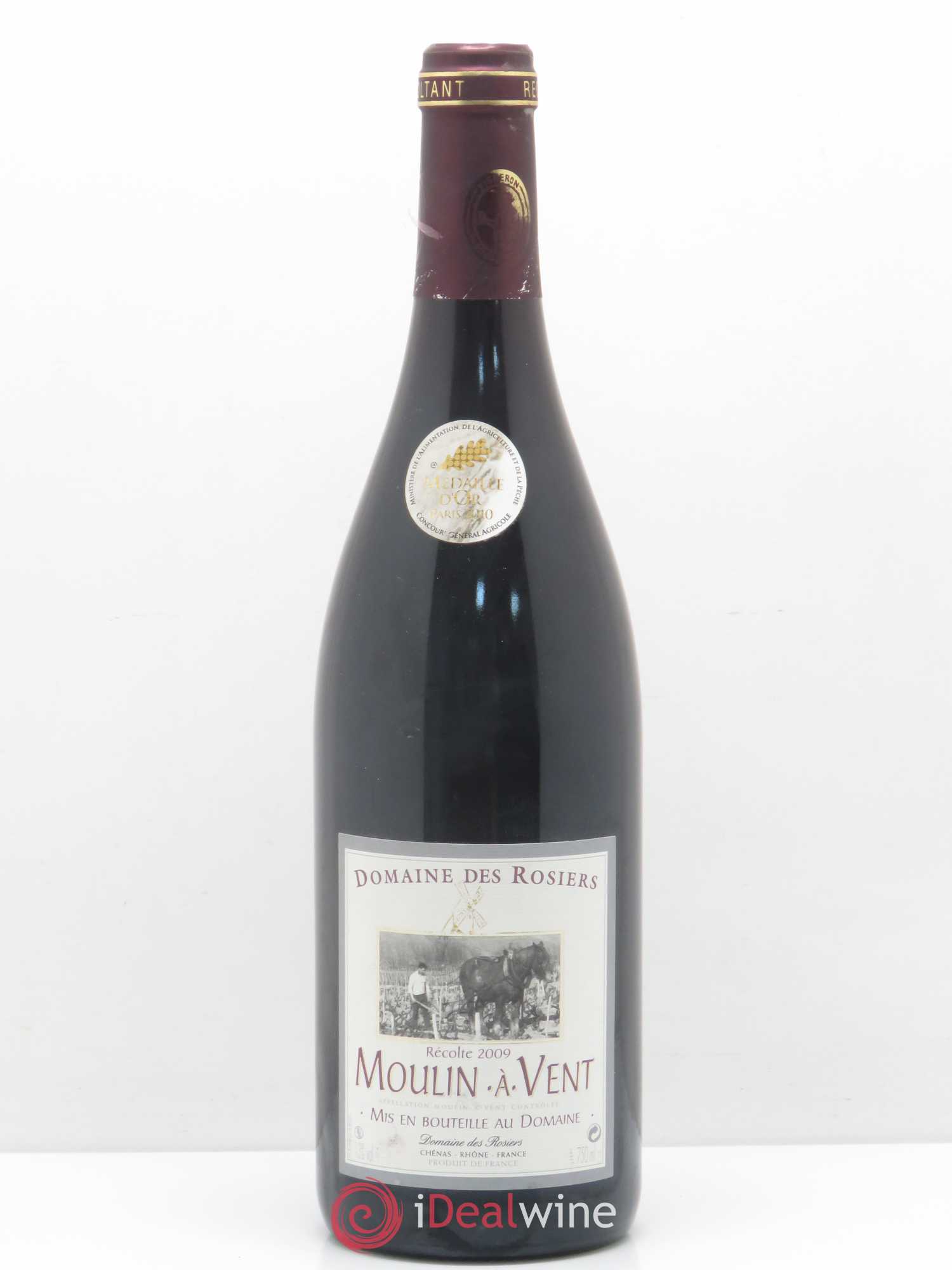 Moulin-à-Vent Domaine des Rosiers 2009 - Posten von 1 Flasche - 0