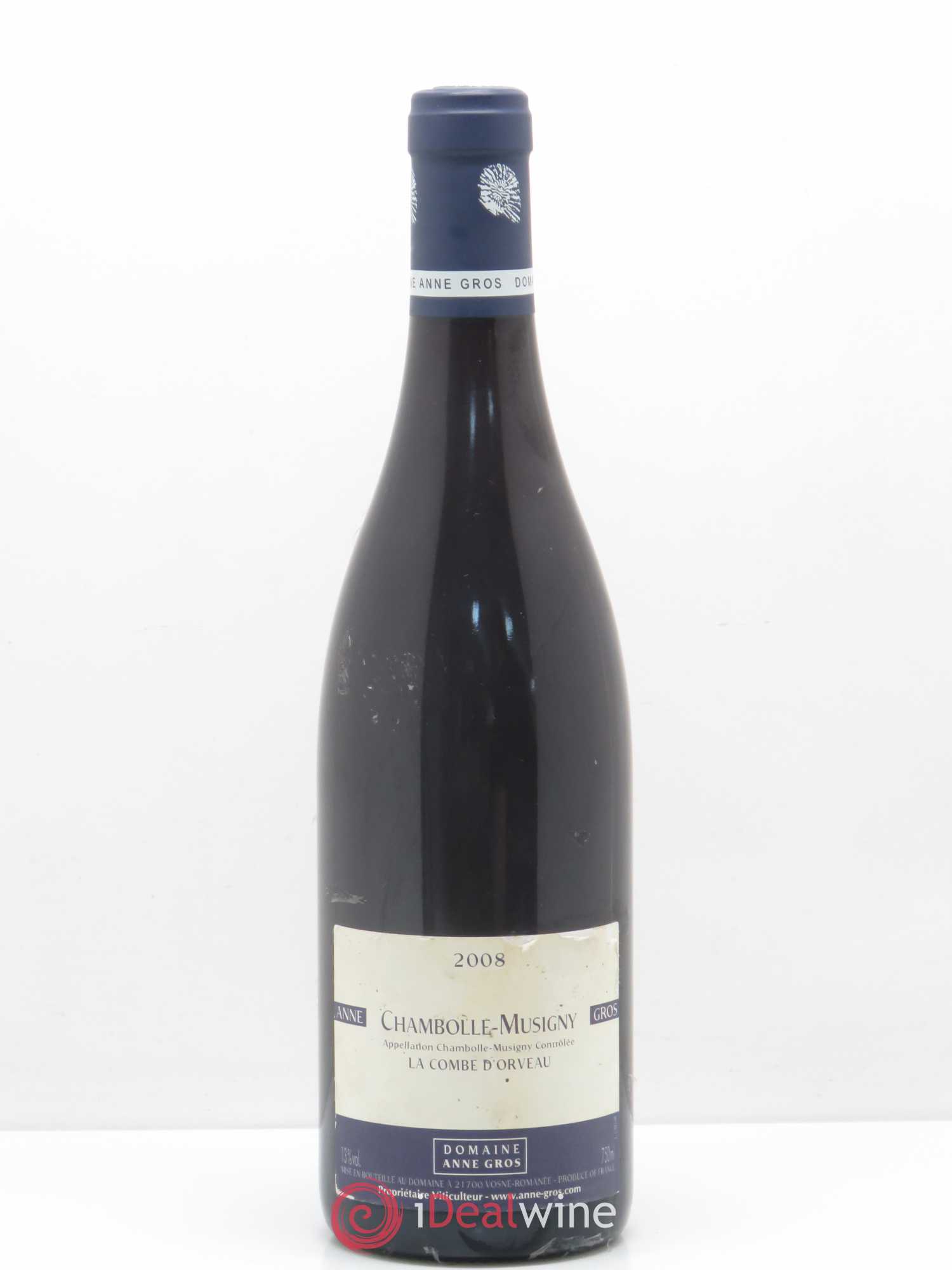 Chambolle-Musigny La Combe d'Orveau Anne Gros 2008 - Lot de 1 bouteille - 0