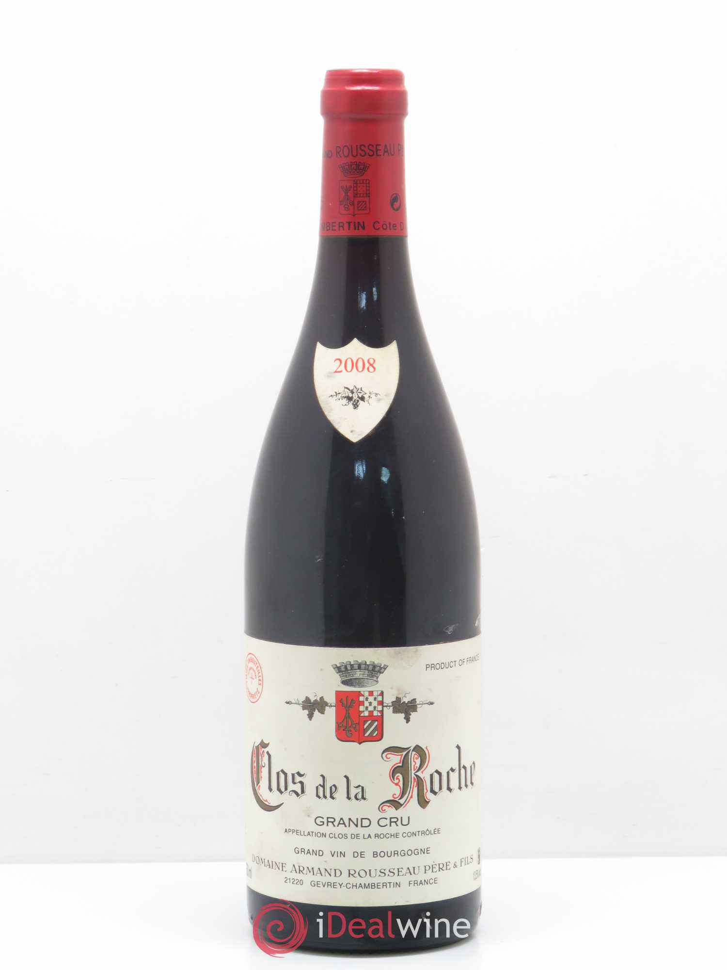 Clos de la Roche Grand Cru Armand Rousseau (Domaine) 2008 - Lot de 1 bouteille - 0