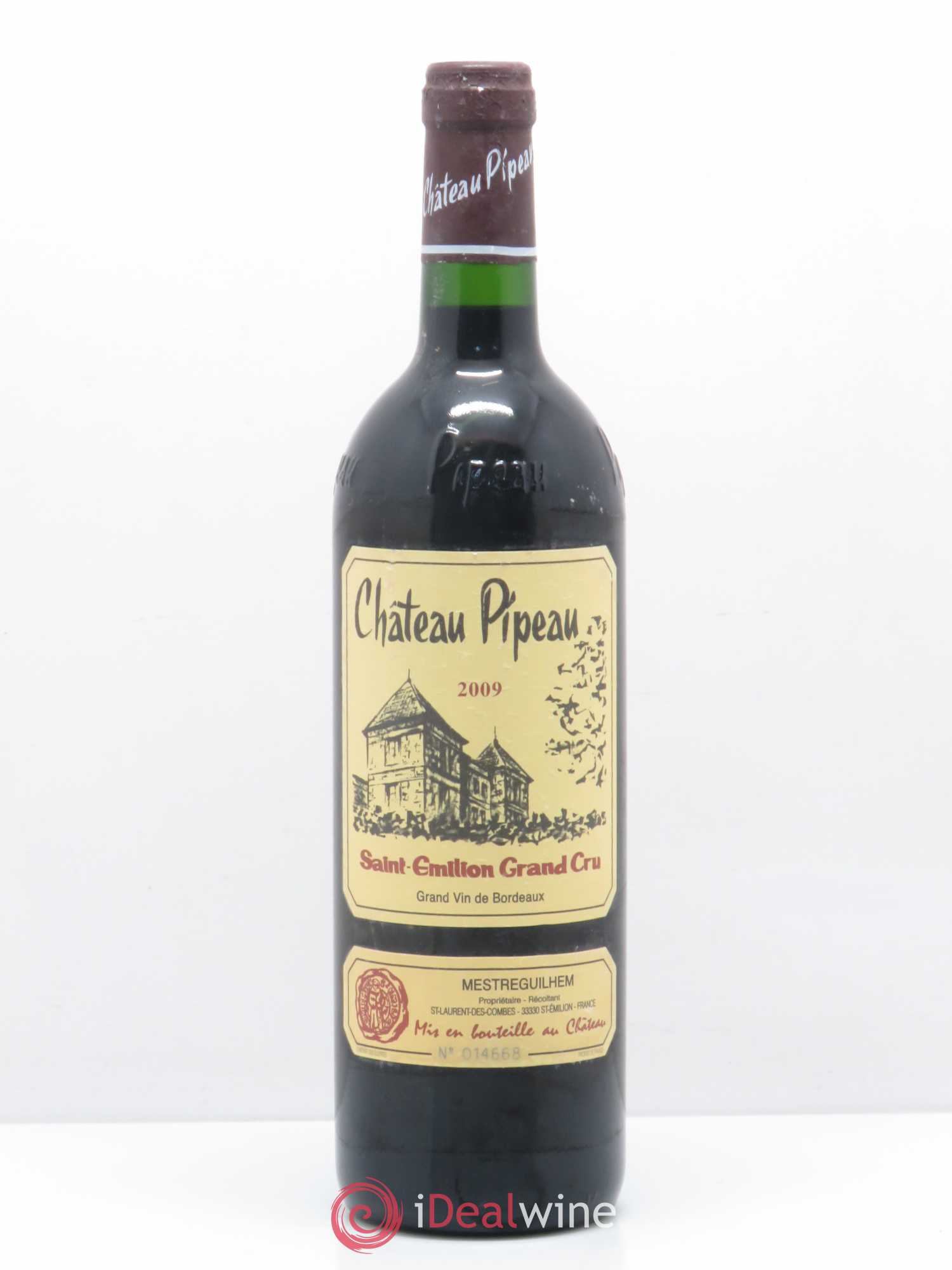 Château Pipeau 2009 - Lot de 1 bouteille - 0