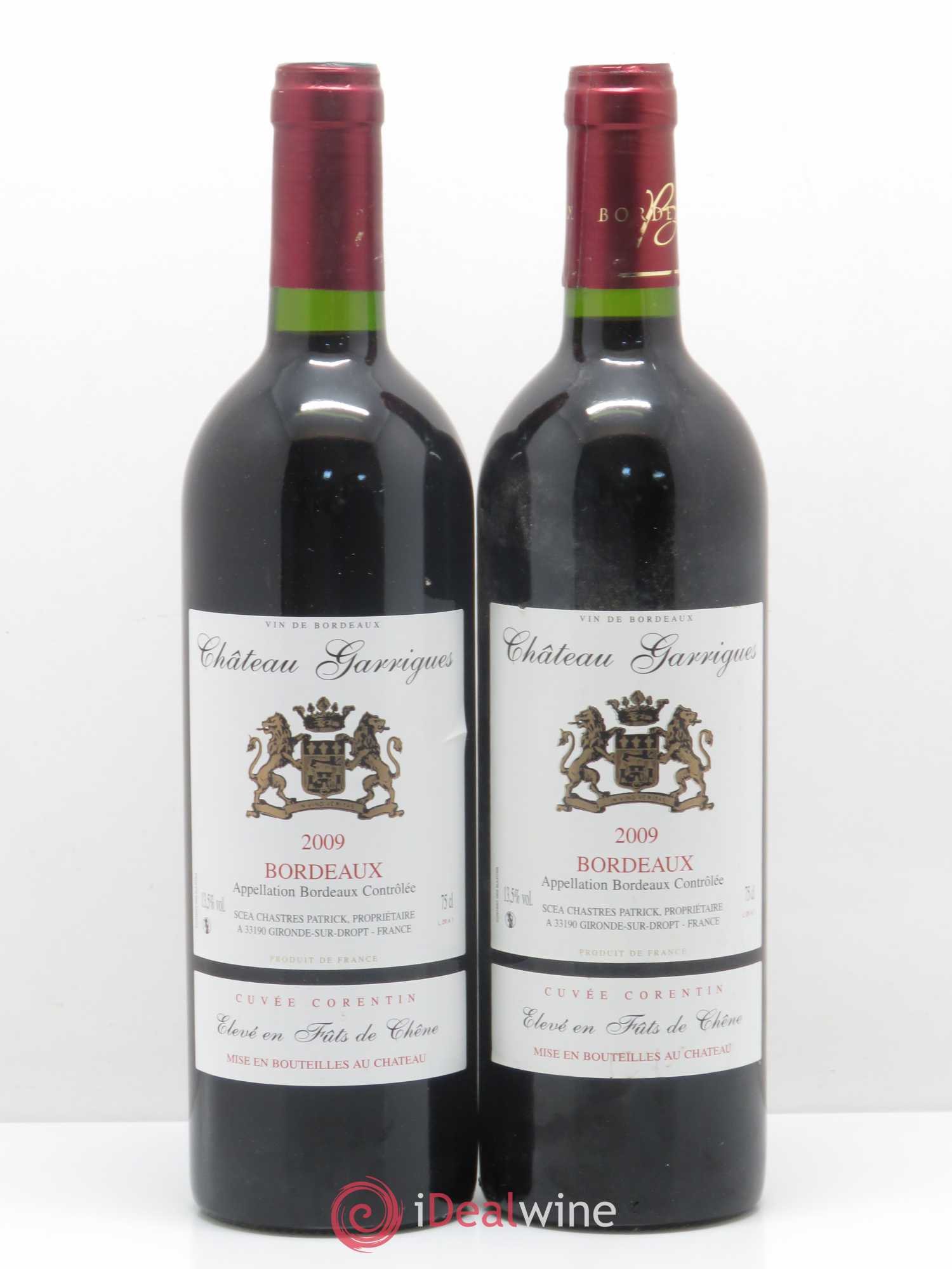 Divers Château Garrigues cuvée corentin 2009 - Lotto di 2 bottiglie - 0