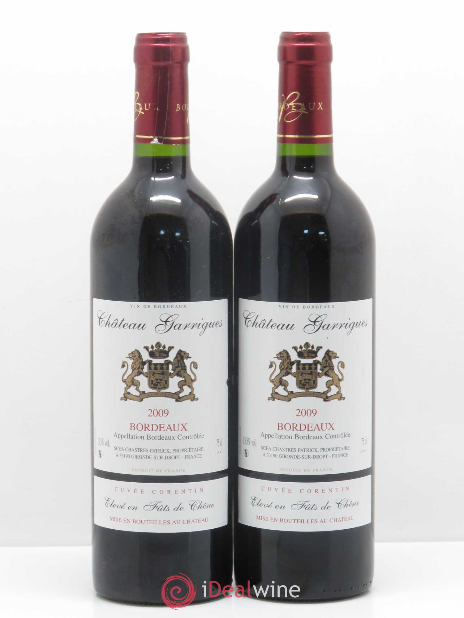 Divers Château Garrigues cuvée corentin 2009 - Posten von 2 Flaschen - 0