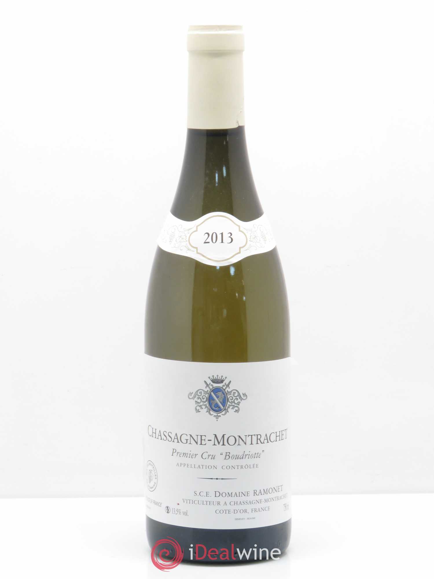 Chassagne-Montrachet 1er Cru Boudriotte Ramonet (Domaine) 2013 - Lot de 1 bouteille - 0