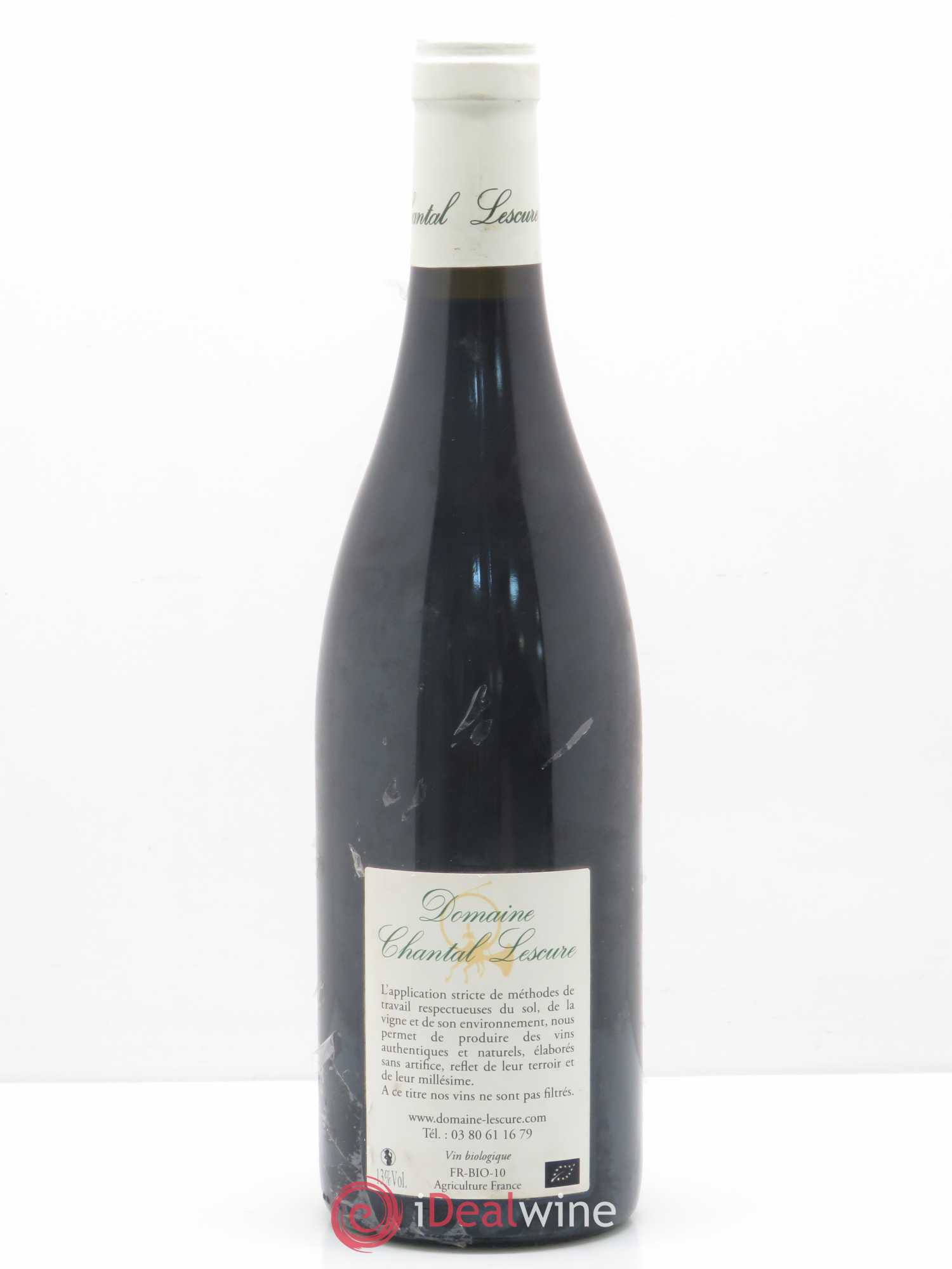 Clos de Vougeot Grand Cru Chantal Lescure 2013 - Lot de 1 bouteille - 1