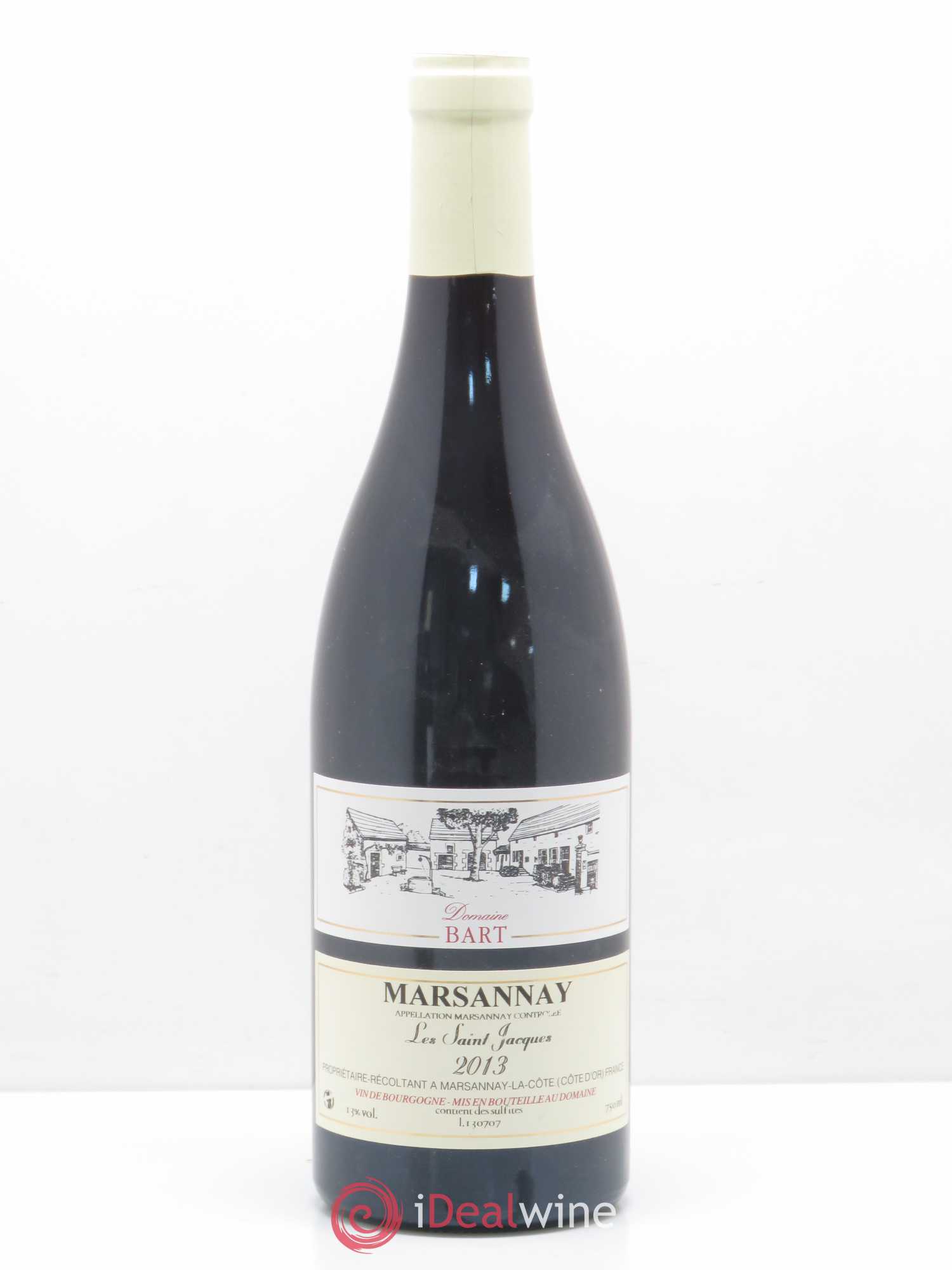 Marsannay Saint Jacques Bart 2013 - Lot de 1 bouteille - 0