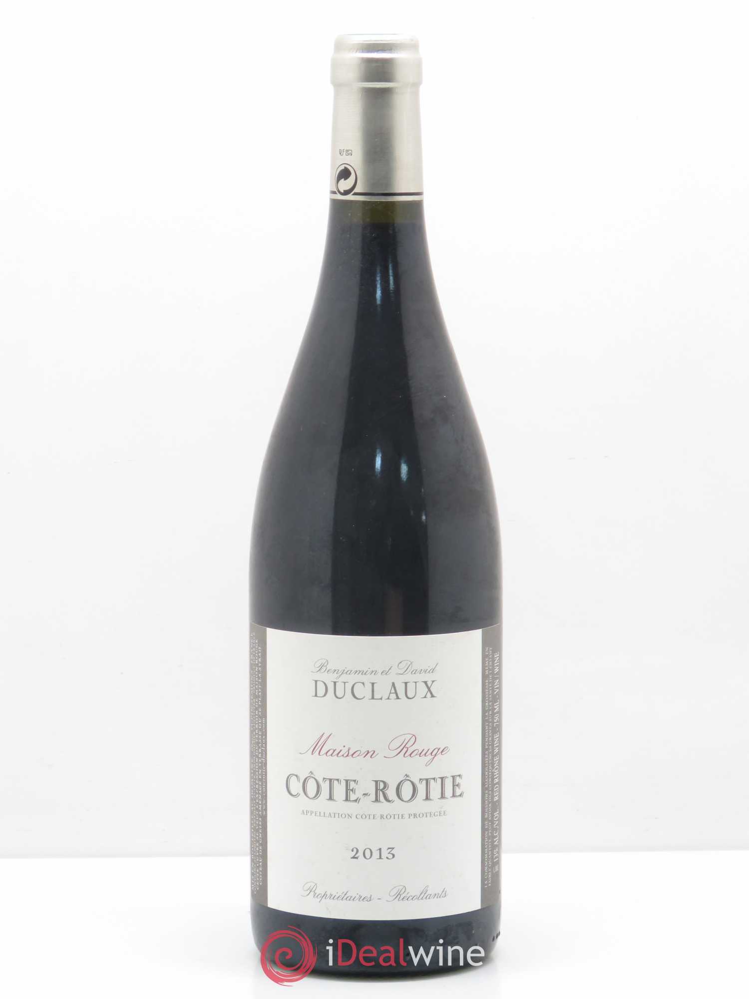 Côte-Rôtie Maison Rouge Domaine Duclaux 2013 - Lot de 1 bouteille - 0