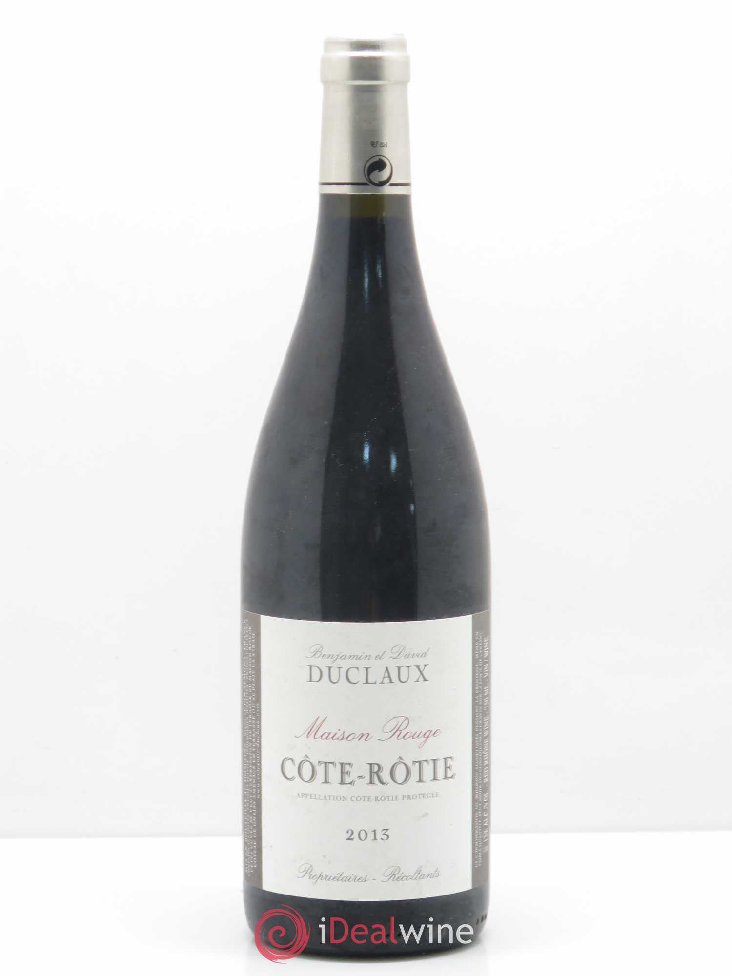 Côte-Rôtie Maison Rouge Domaine Duclaux 2013 - Lot de 1 bouteille - 0