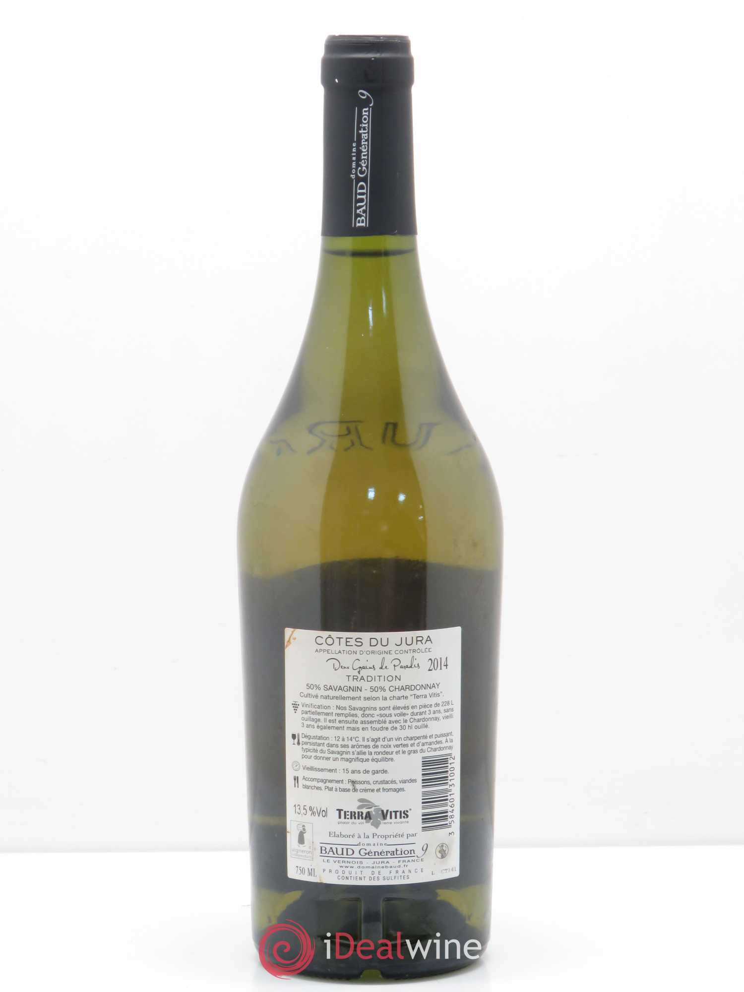 Côtes du Jura 2 grains de Paradis Baud 2014 - Posten von 1 Flasche - 1