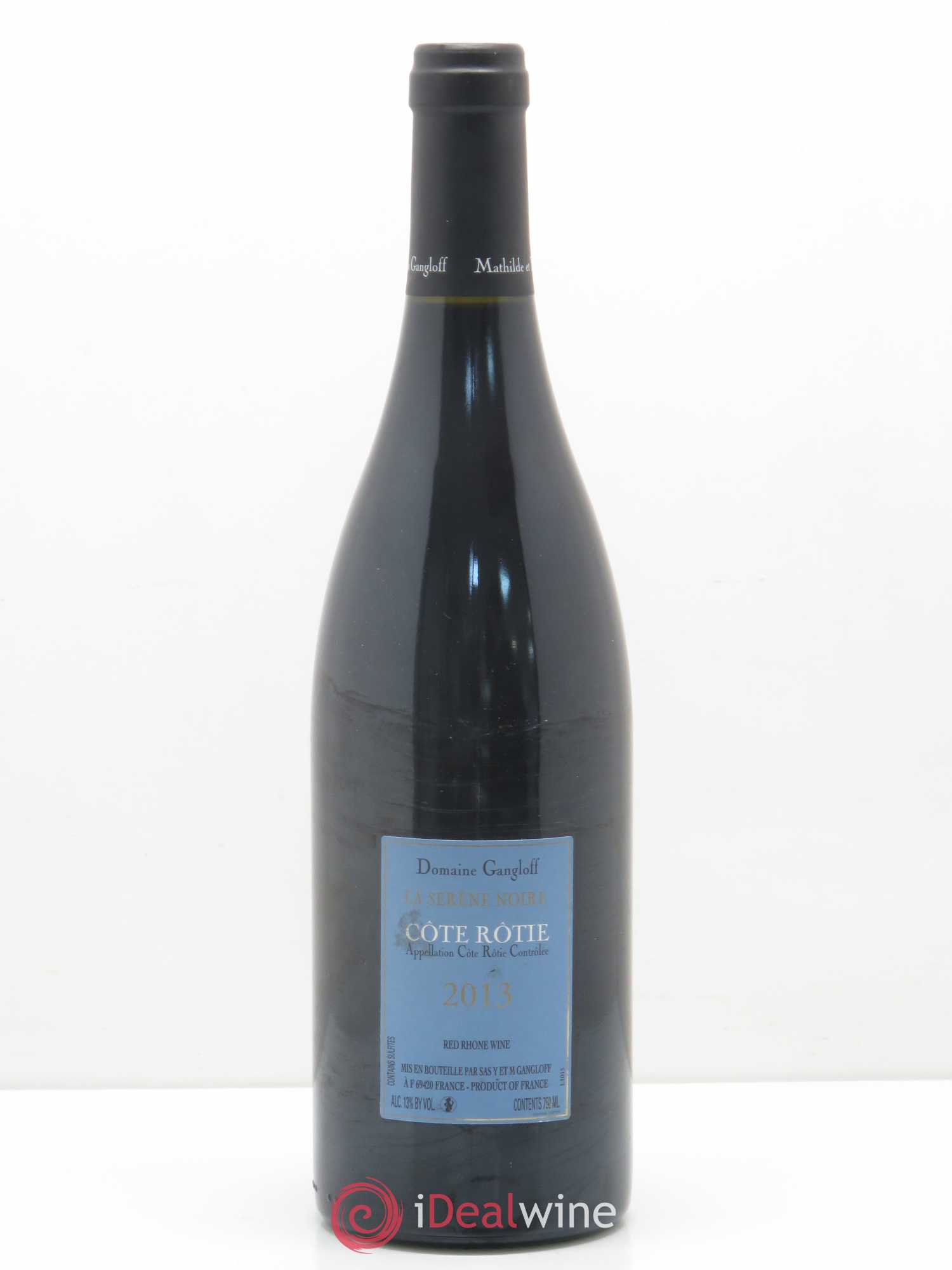 Côte-Rôtie La Sereine Noire Gangloff (Domaine) 2013 - Lot de 1 bouteille - 1