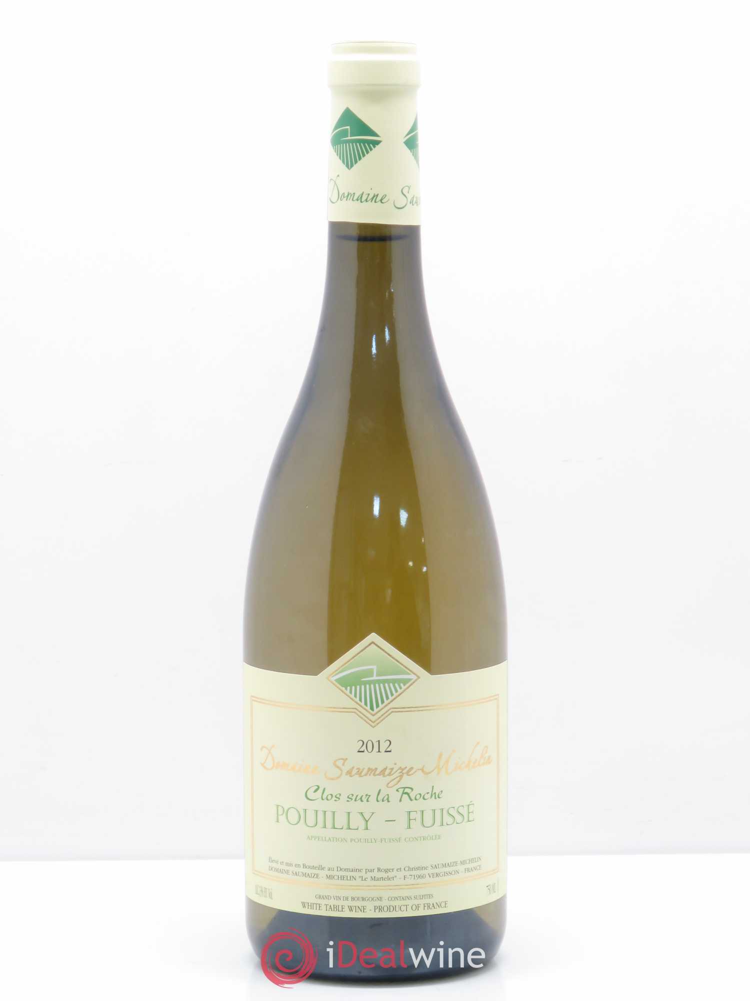 Pouilly-Fuissé Le Clos sur la Roche - Saumaize-Michelin 2012 - Posten von 1 Flasche - 0