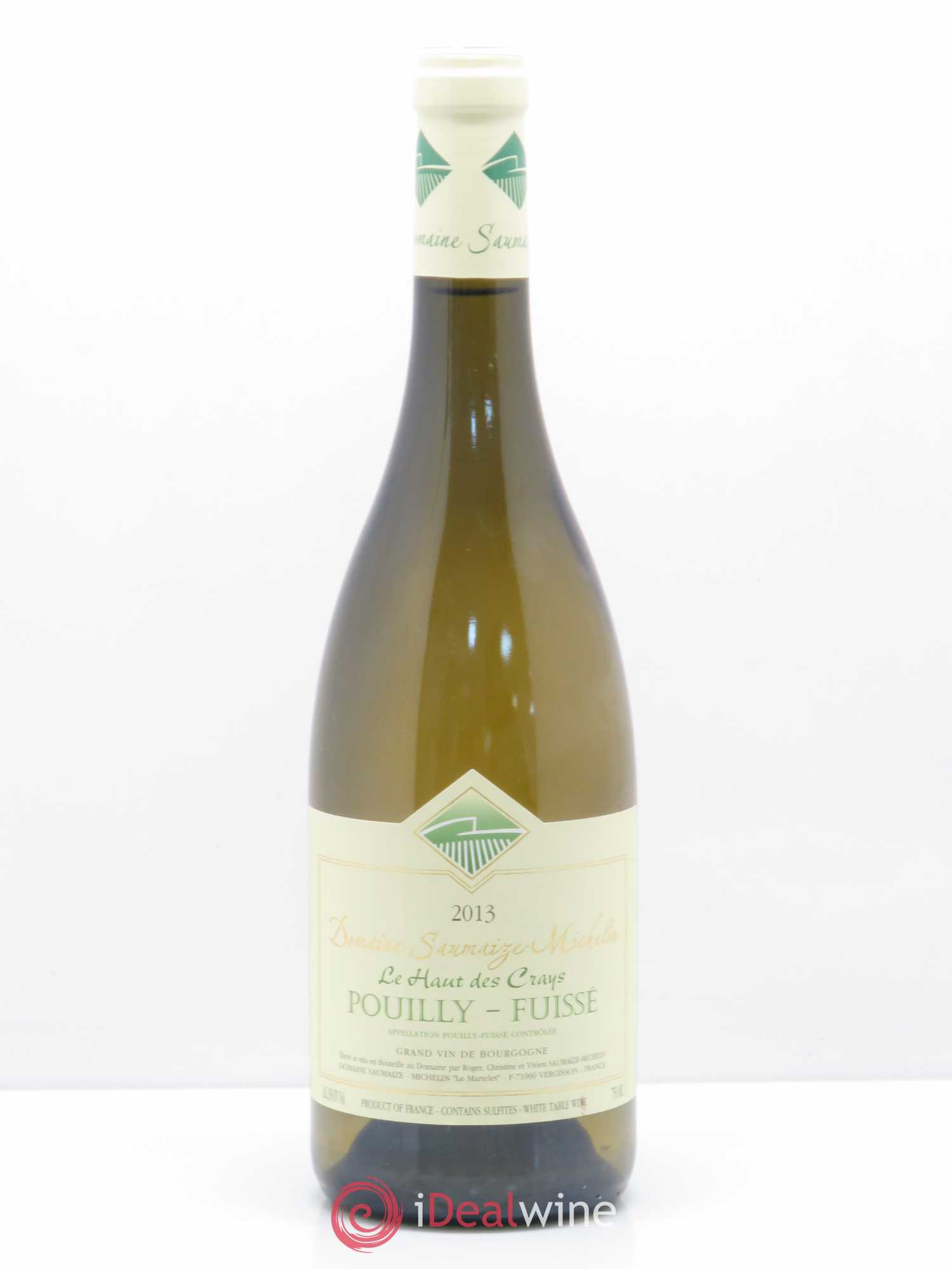 Pouilly-Fuissé Le Haut Des Crays Saumaize-Michelin 2013 - Posten von 1 Flasche - 0