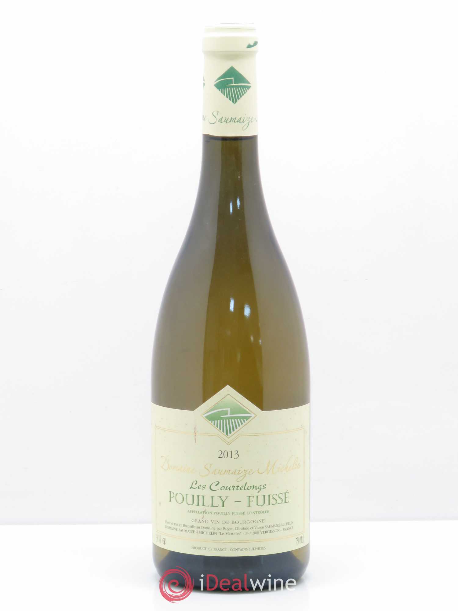 Pouilly-Fuissé Les Courtelongs Saumaize-Michelin 2013 - Posten von 1 Flasche - 0