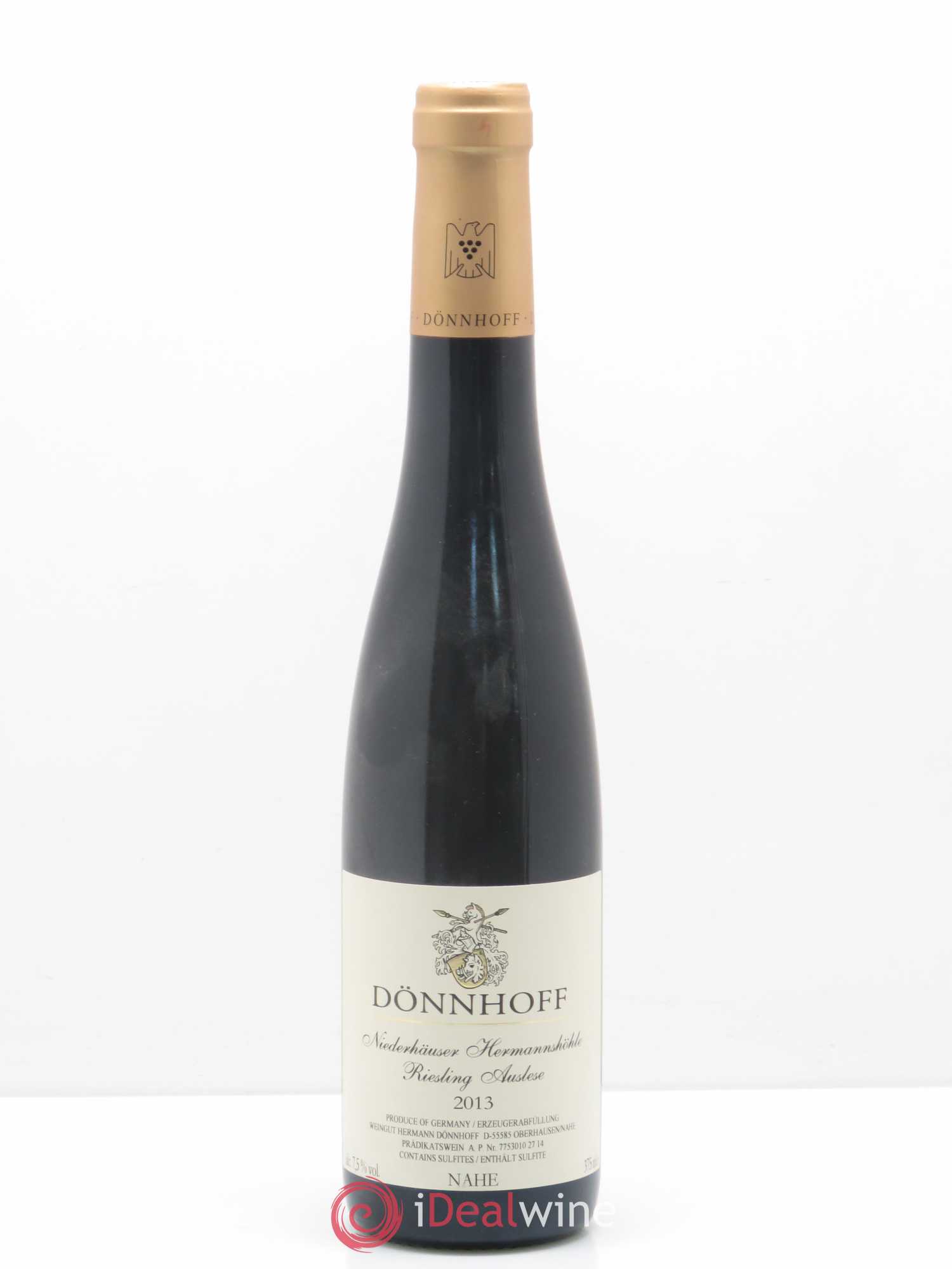 Allemagne Mosel-Saar Riesling Niederhauser Hermannhochle Auslese Weingut Donnhoff 2013 - Posten von 1 Demi-Flasche - 0