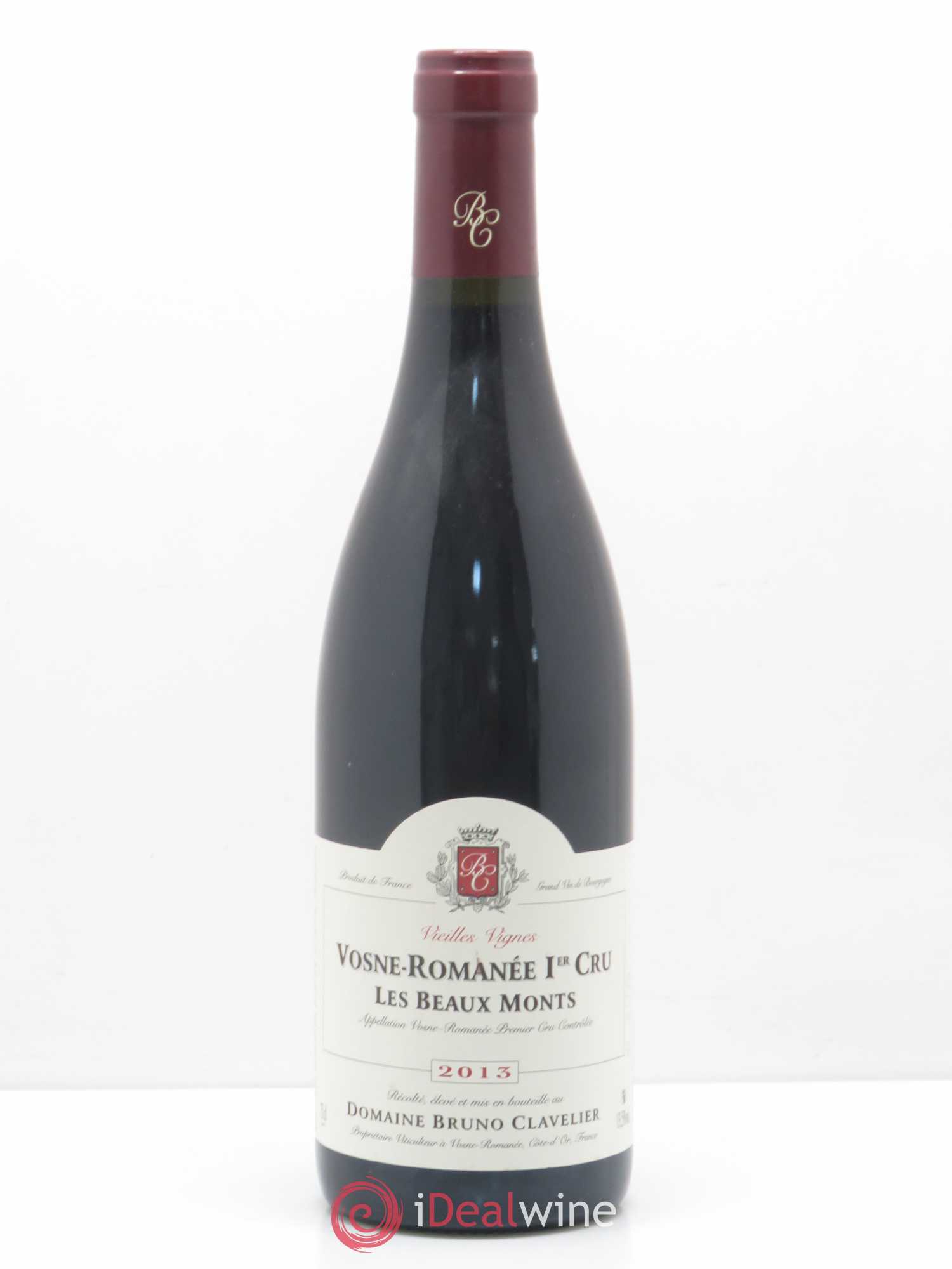 Vosne-Romanée 1er Cru Les Beaux Monts vieilles vignes Clavelier 2013 - Posten von 1 Flasche - 0