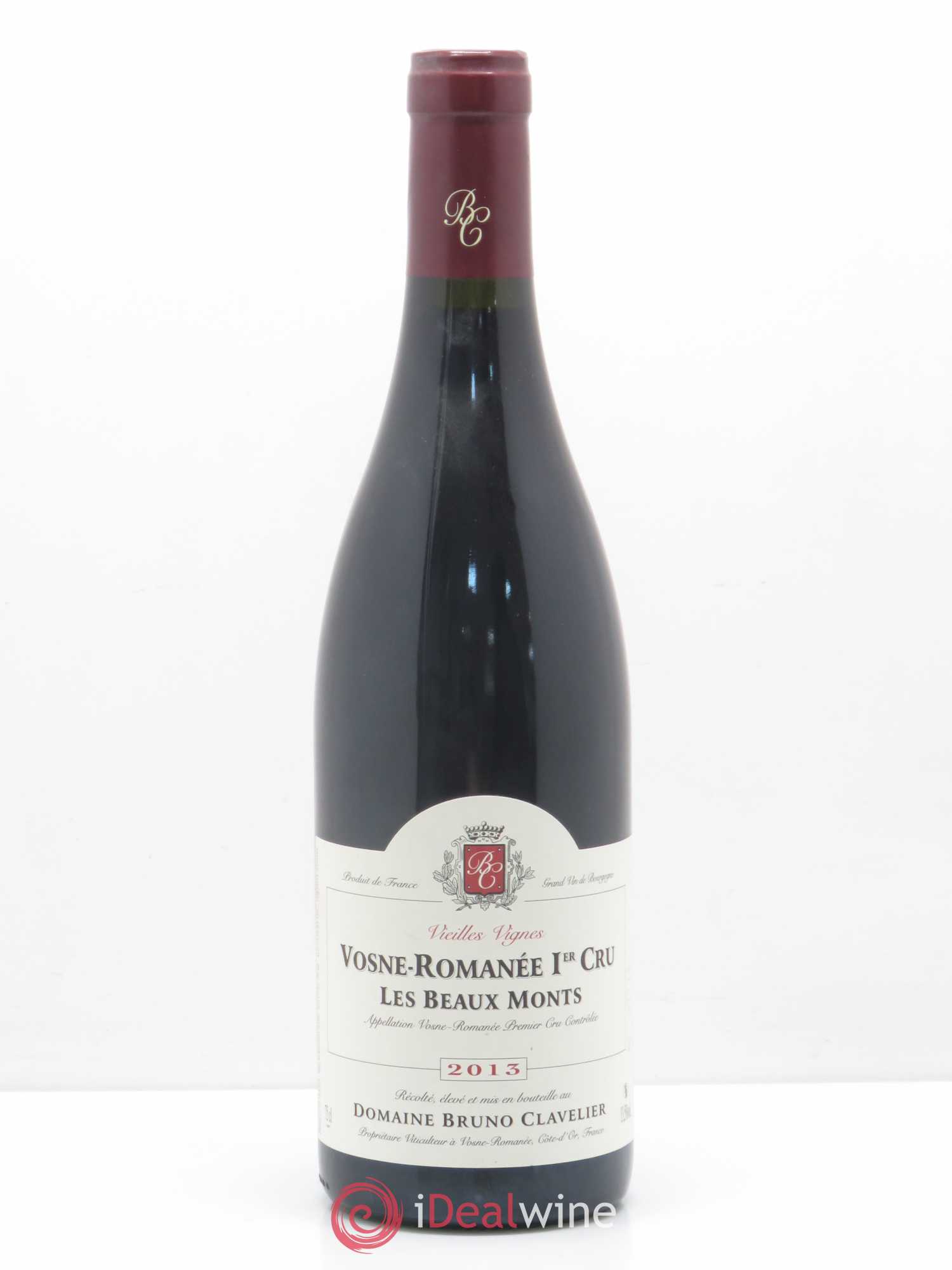 Vosne-Romanée 1er Cru Les Beaux Monts vieilles vignes Clavelier 2013 - Posten von 1 Flasche - 0