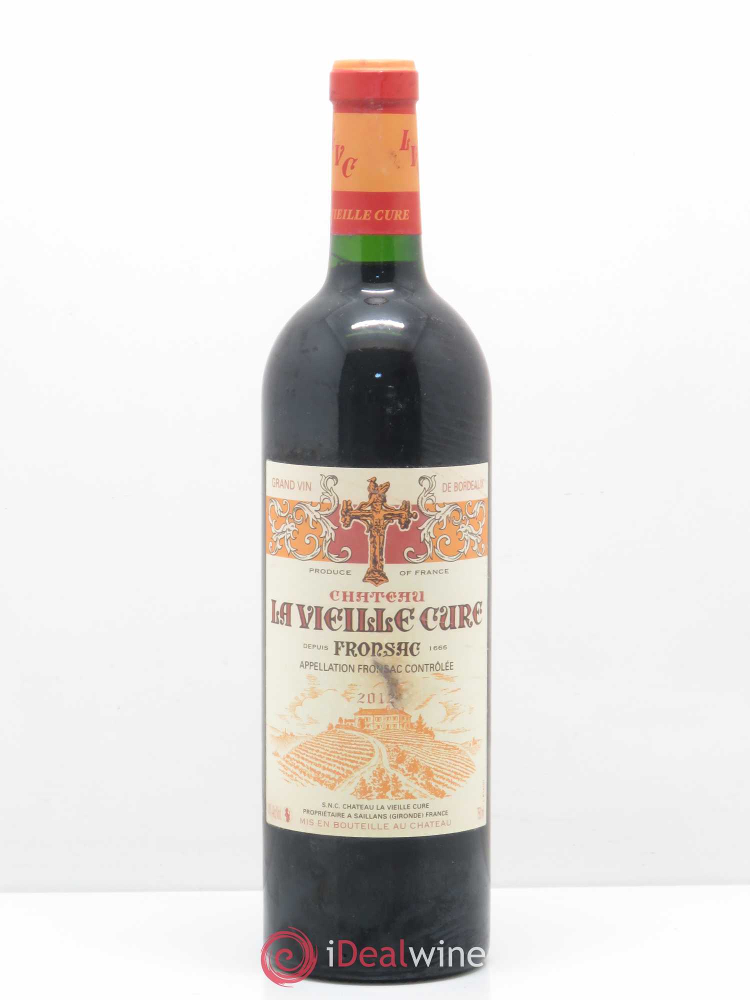 Château La Vieille Cure 2012 - Lot de 1 bouteille - 0