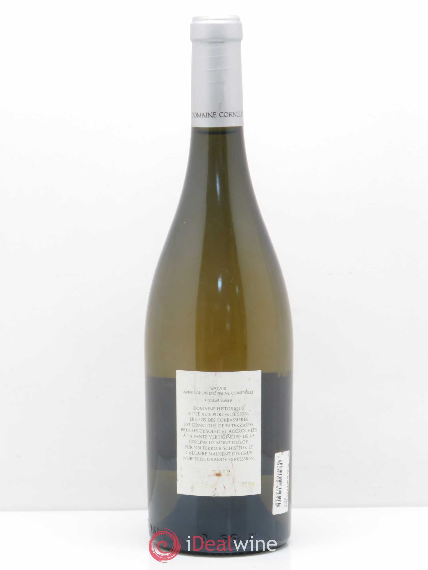 Vins Etrangers Suisse Clos des Corbassieres Porte Arvine Cornulus (Blanc) 2012 - Lotto di 1 bottiglia - 1