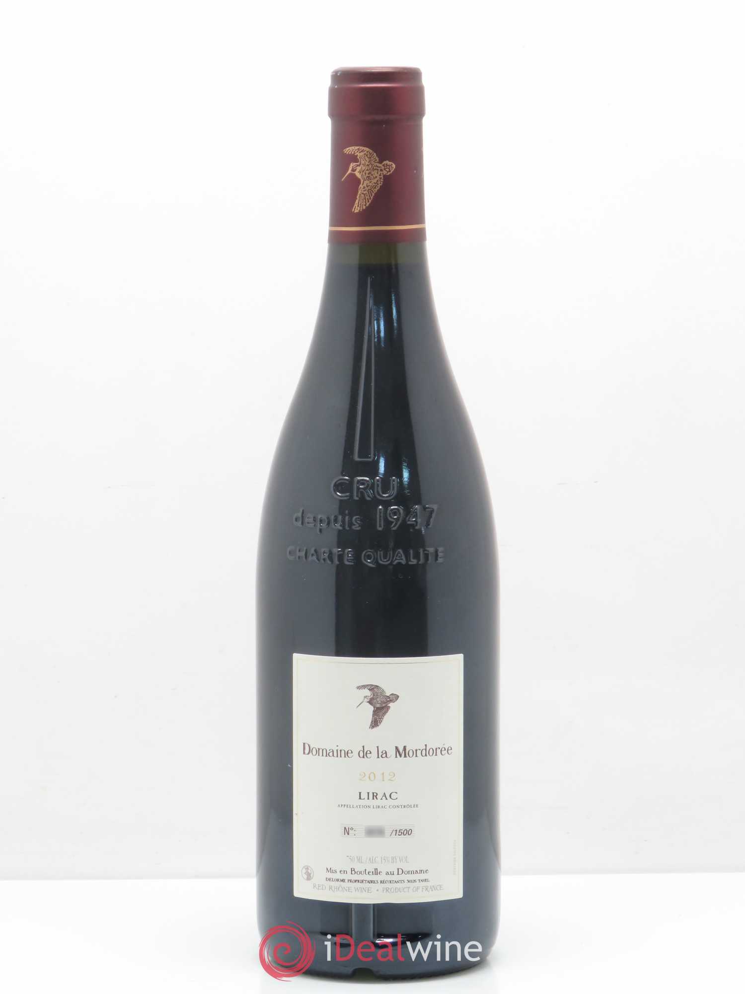 Lirac La Plume Du Peintre Mordoree 2012 - Posten von 1 Flasche - 1