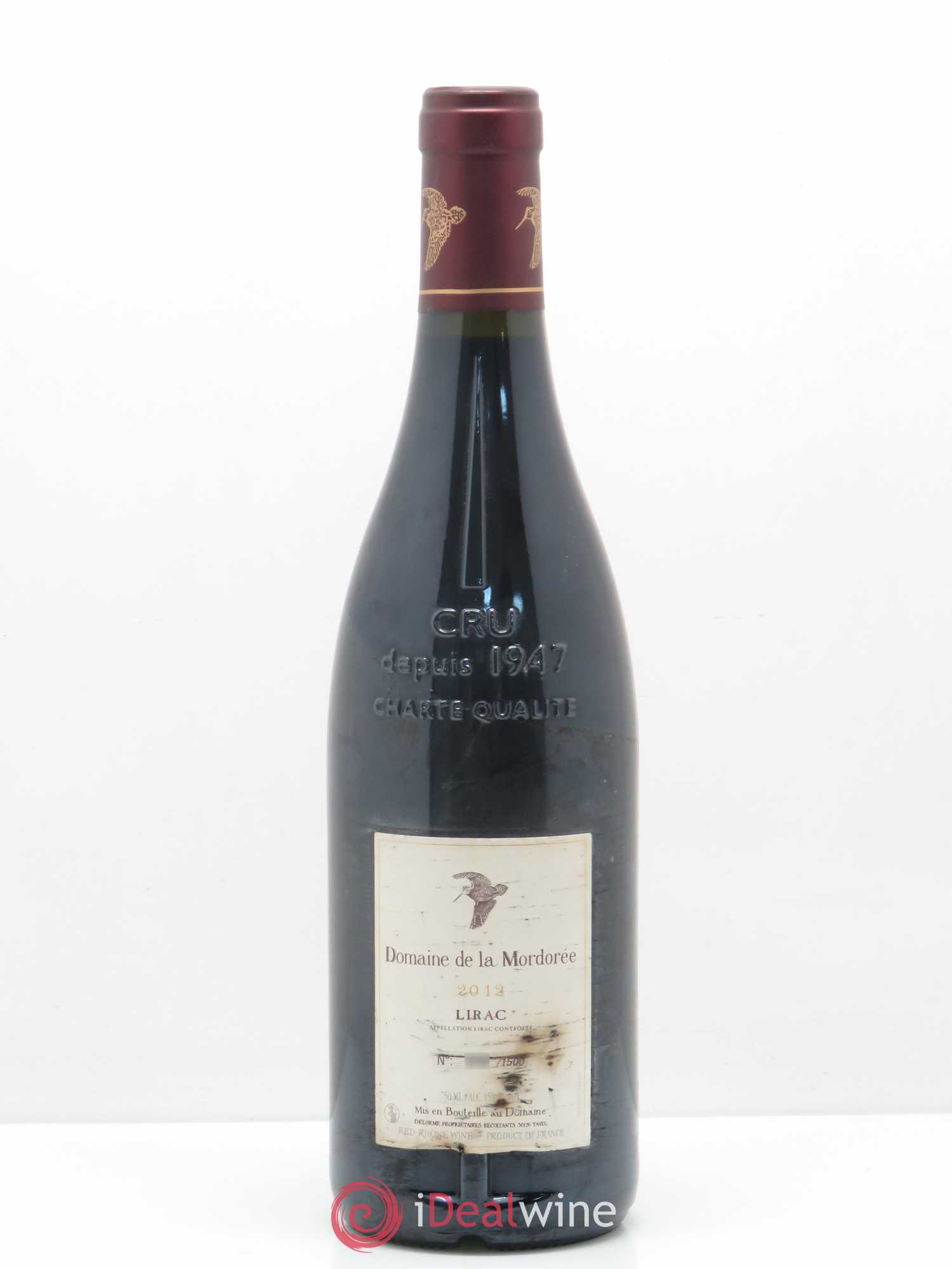 Lirac La Plume Du Peintre Mordoree 2012 - Posten von 1 Flasche - 1