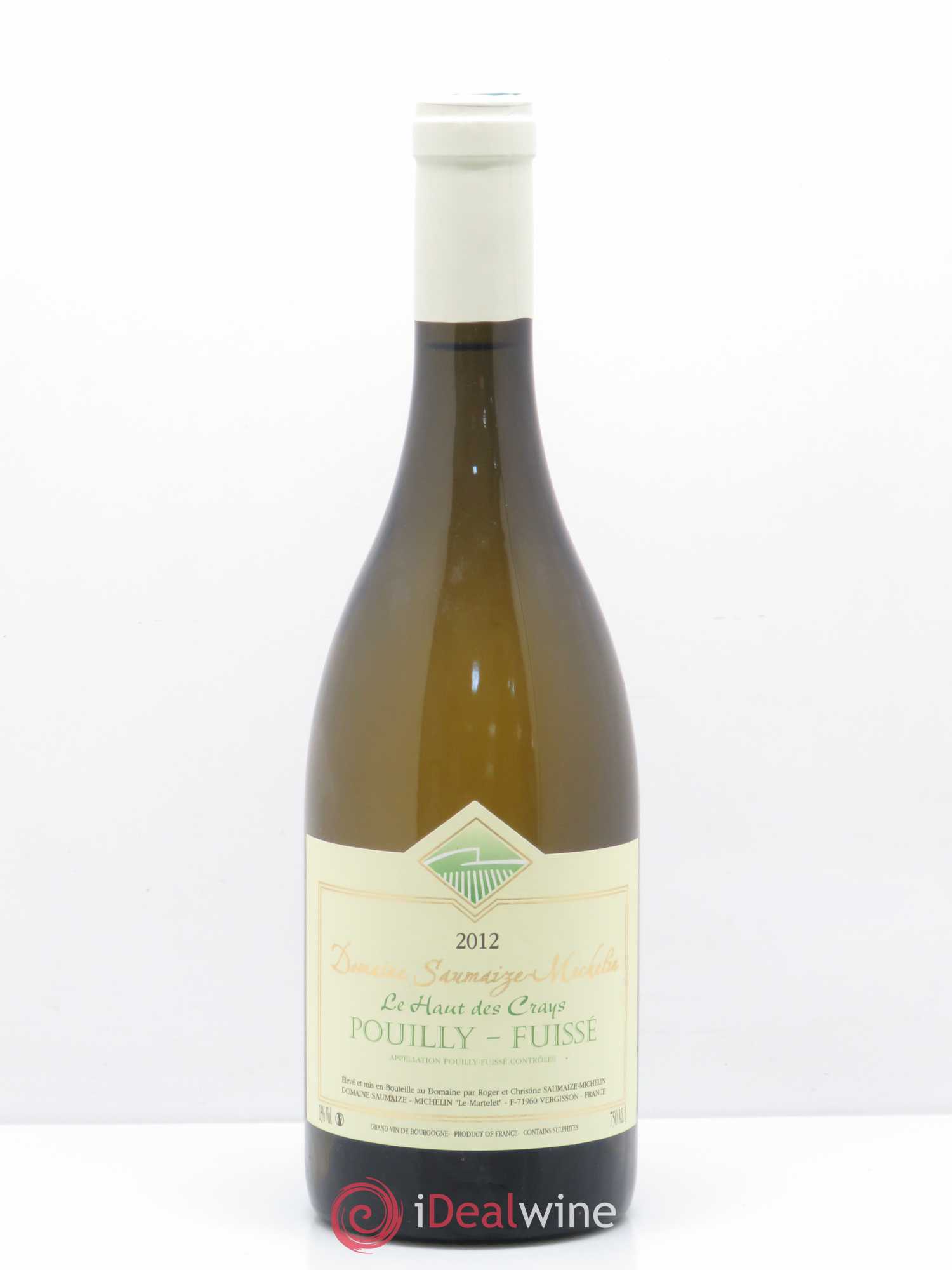 Pouilly-Fuissé Le Haut Des Crays Saumaize-Michelin 2012 - Posten von 1 Flasche - 0