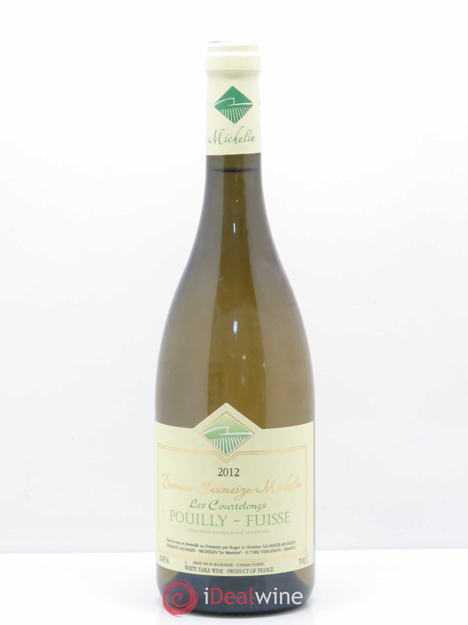 Pouilly-Fuissé Les Courtelongs Saumaize-Michelin 2012 - Posten von 1 Flasche - 0