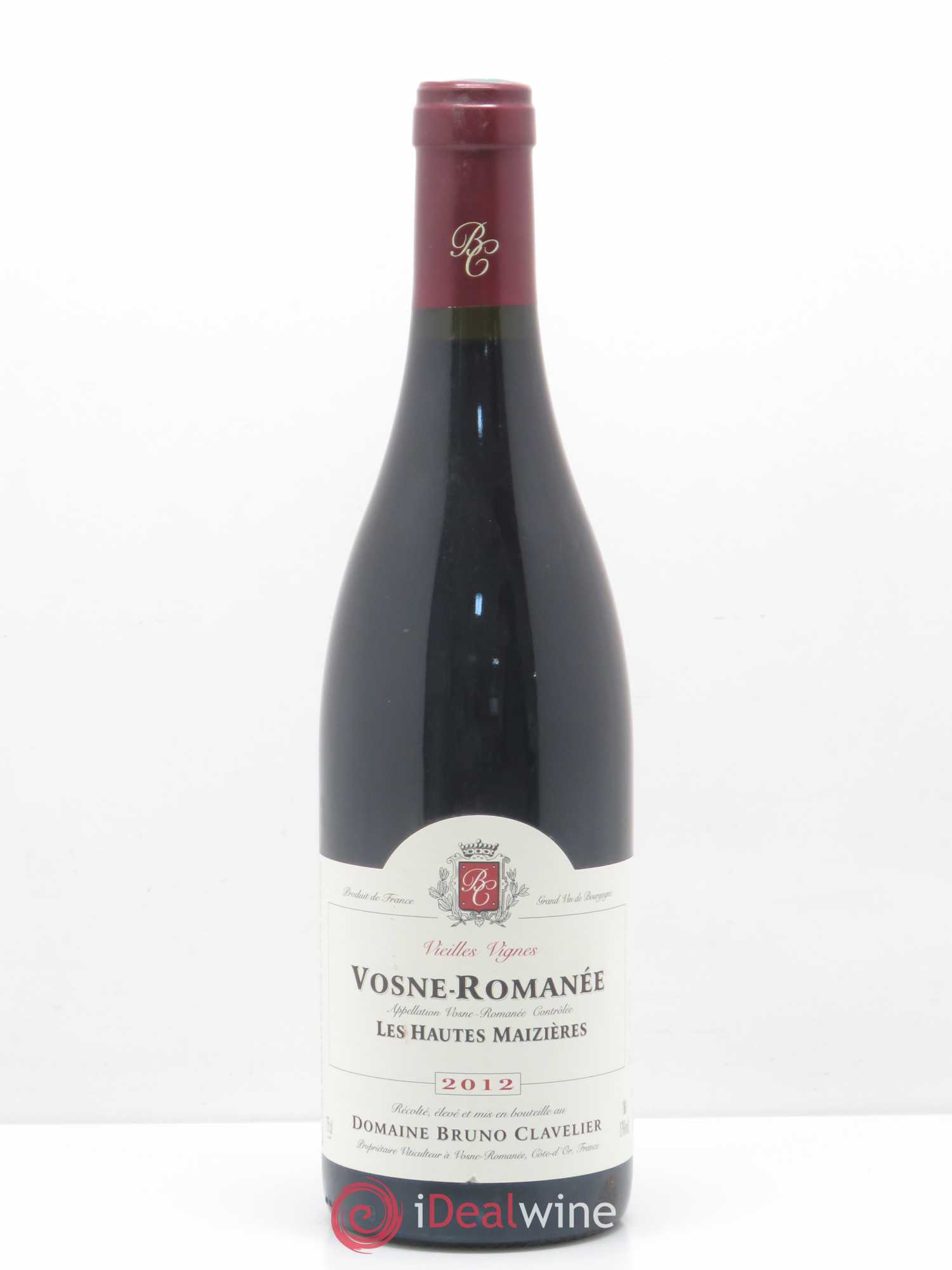 Vosne-Romanée Hautes Maizières vieilles vignes - Clavelier 2012 - Posten von 1 Flasche - 0