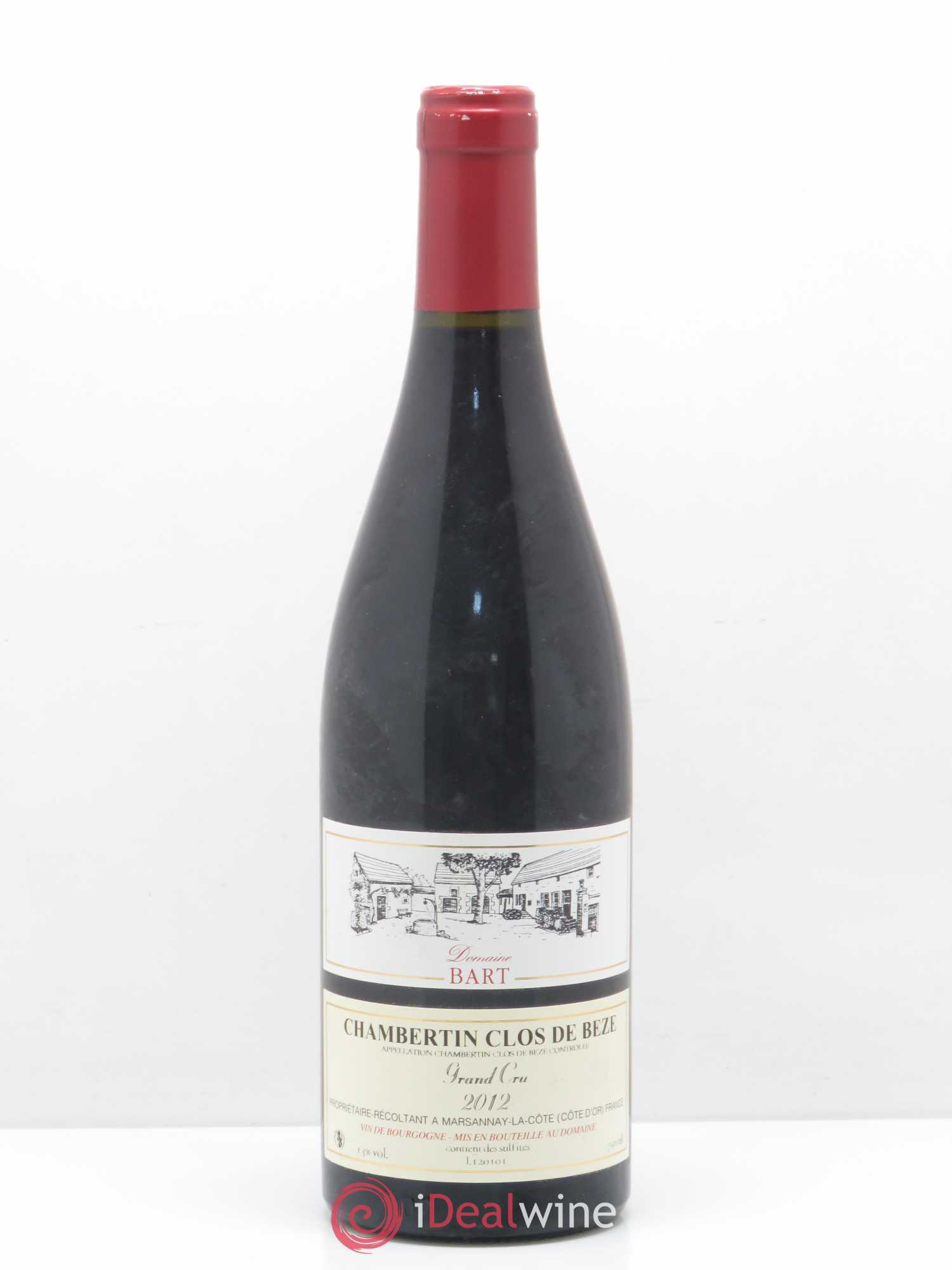 Chambertin Clos de Bèze Grand Cru Bart 2012 - Lot de 1 bouteille - 0