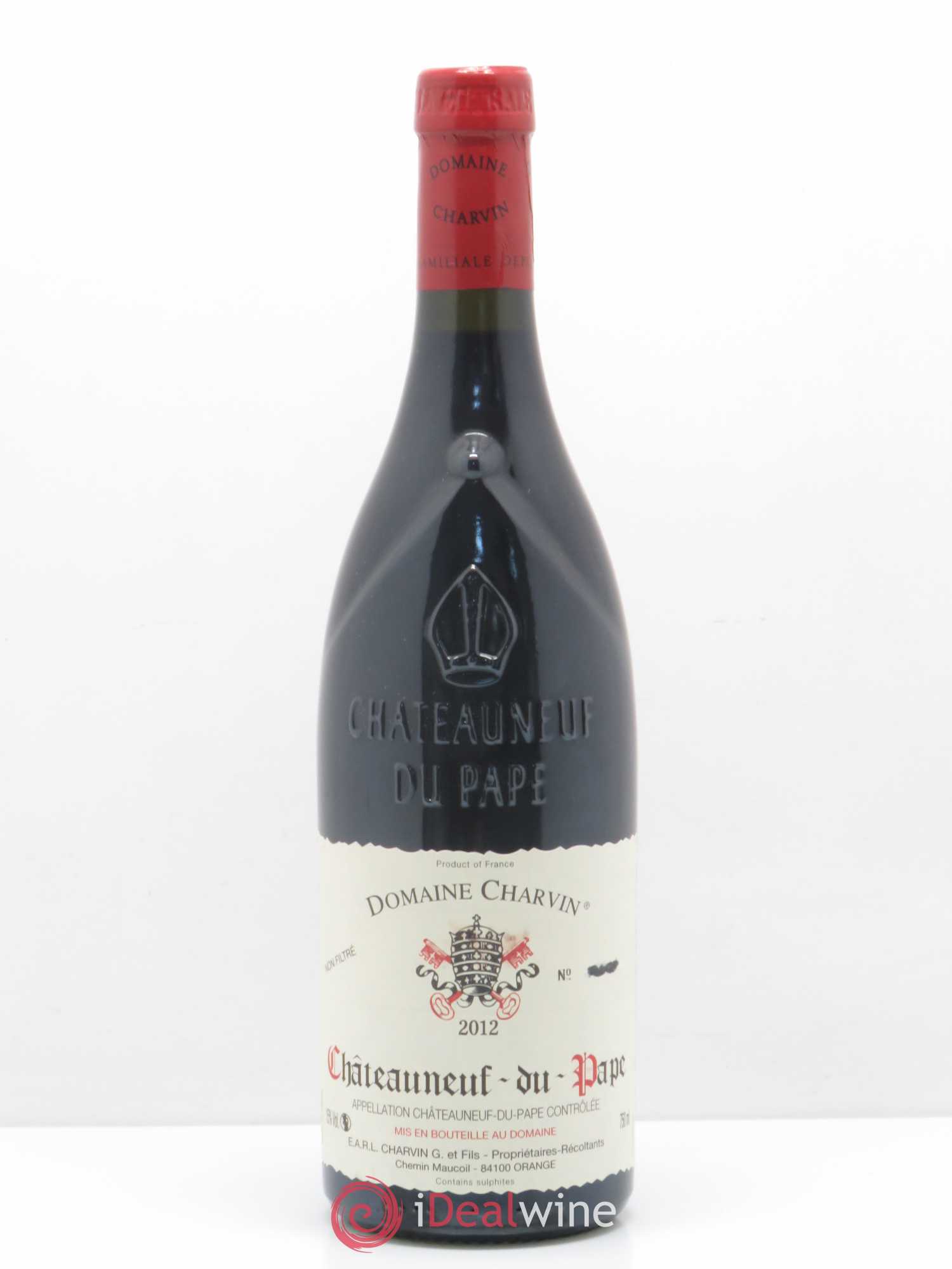 Châteauneuf-du-Pape Charvin (Domaine) 2012 - Lot de 1 bouteille - 0