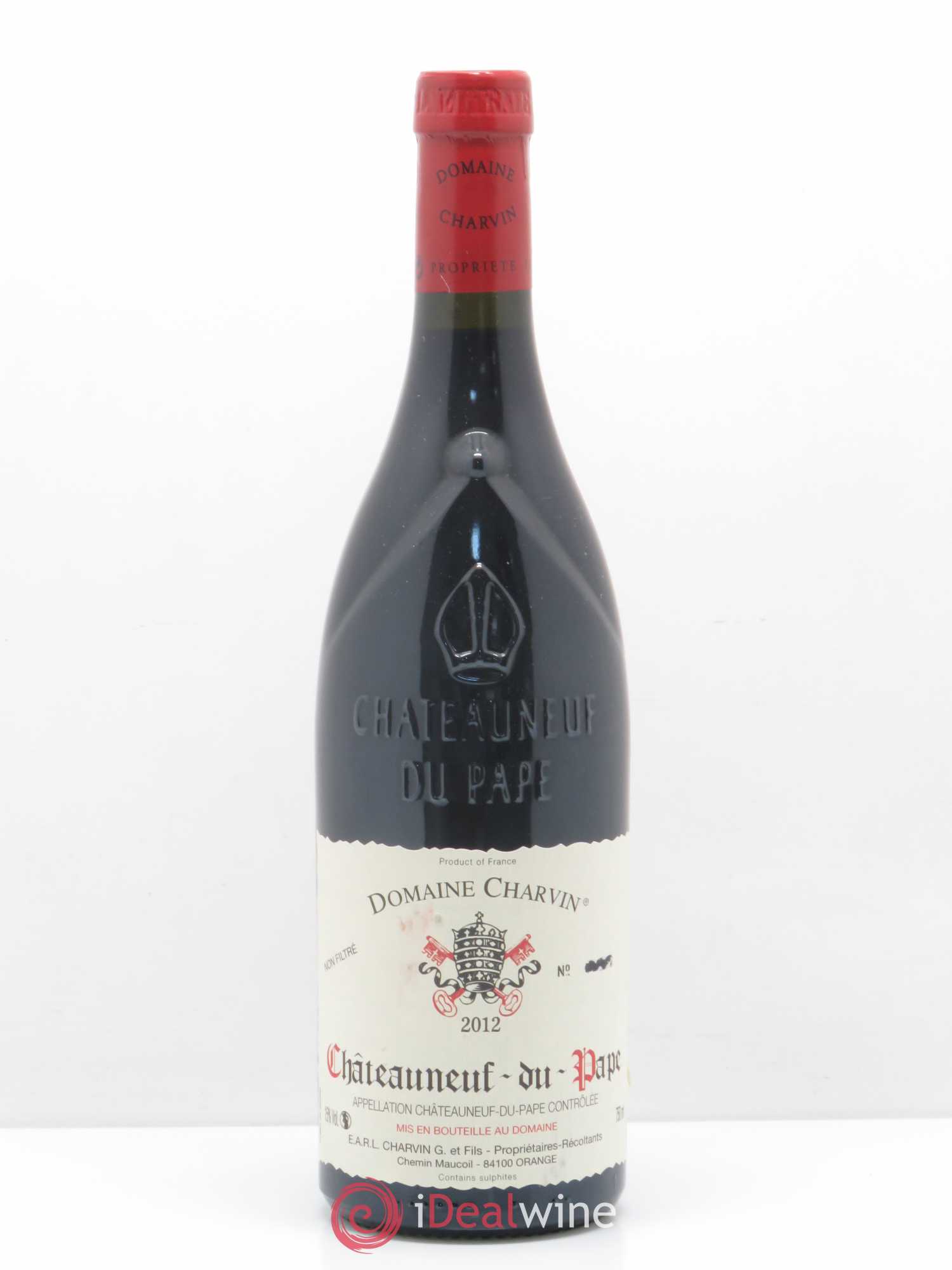 Châteauneuf-du-Pape Charvin (Domaine) 2012 - Lot de 1 bouteille - 0