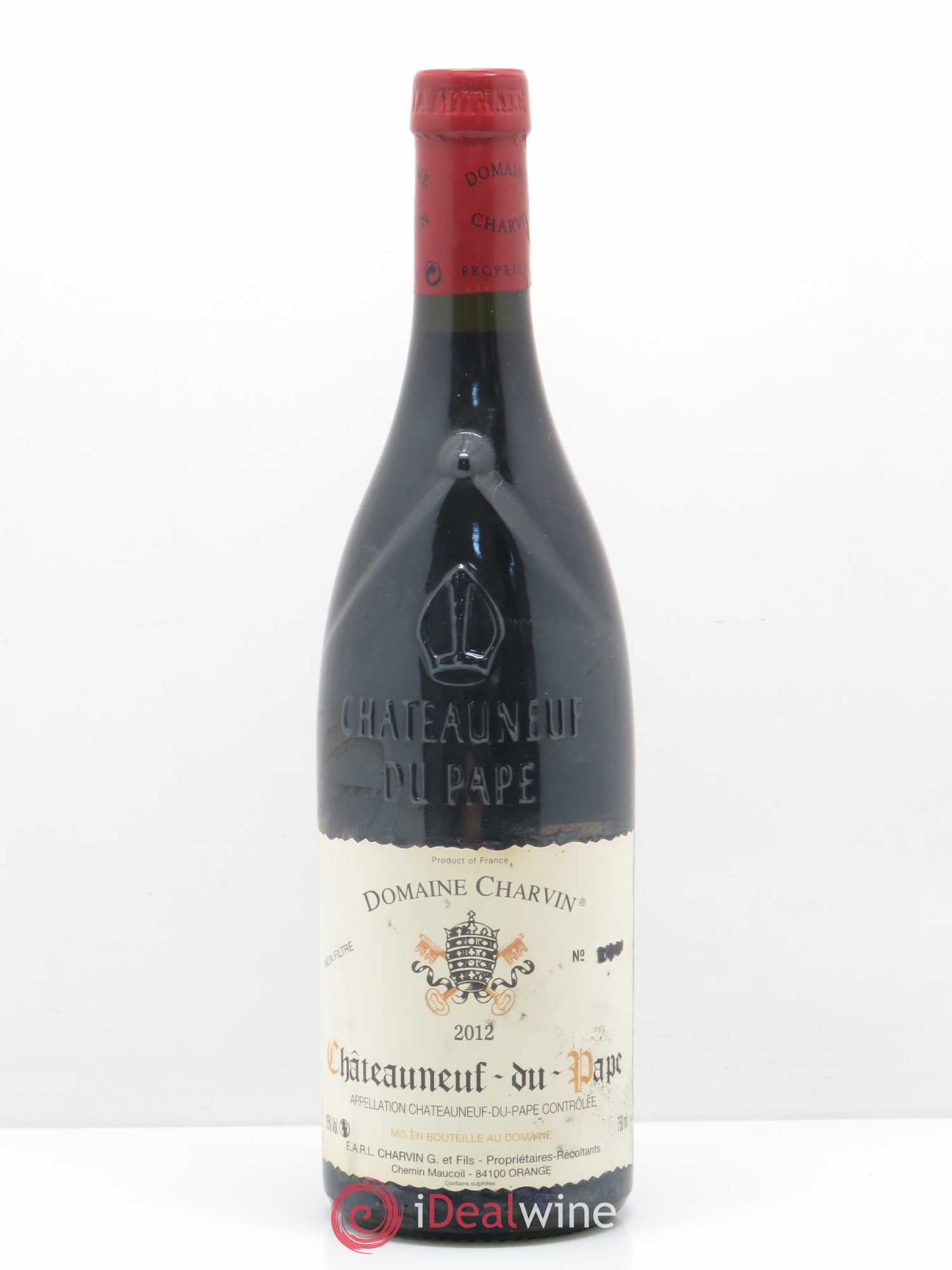 Châteauneuf-du-Pape Charvin (Domaine) 2012 - Lot de 1 bouteille - 0