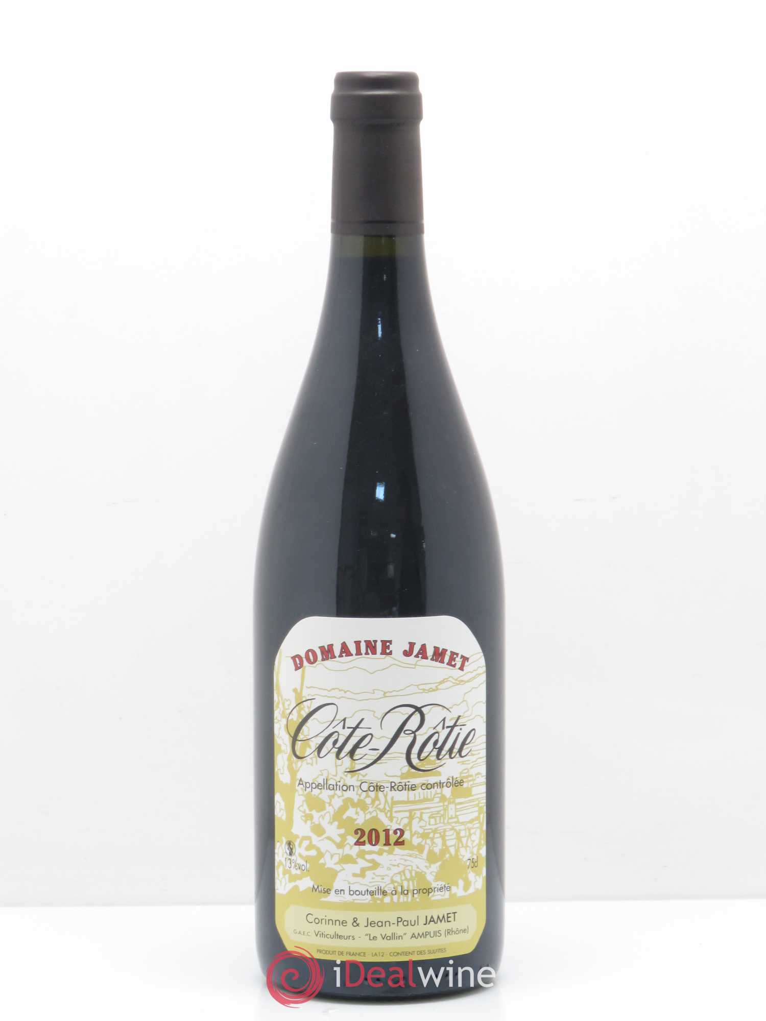 Côte-Rôtie Jamet (Domaine) 2012 - Lot de 1 bouteille - 0