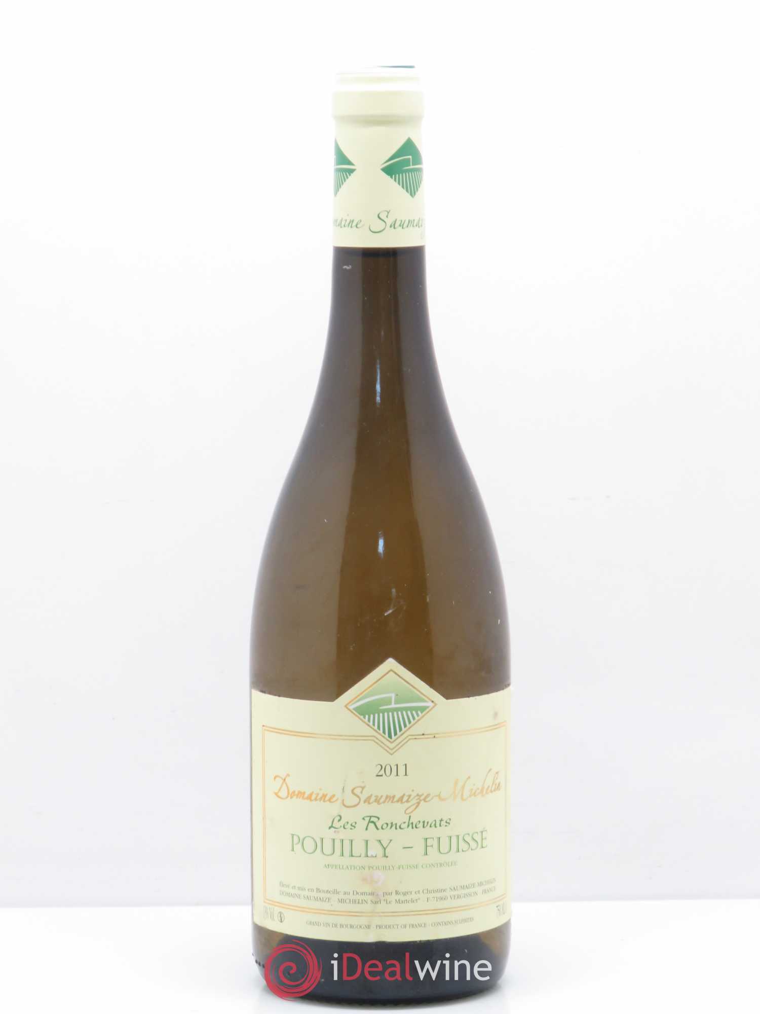 Pouilly-Fuissé Les Ronchevats Saumaize-Michelin 2011 - Posten von 1 Flasche - 0
