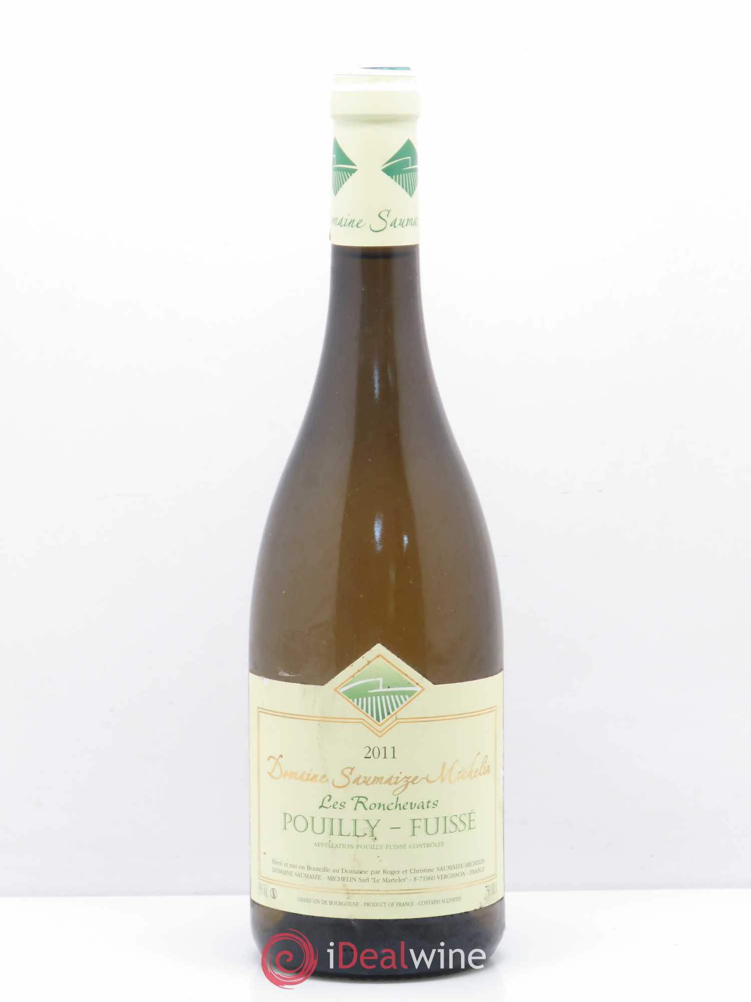 Pouilly-Fuissé Les Ronchevats Saumaize-Michelin 2011 - Posten von 1 Flasche - 0