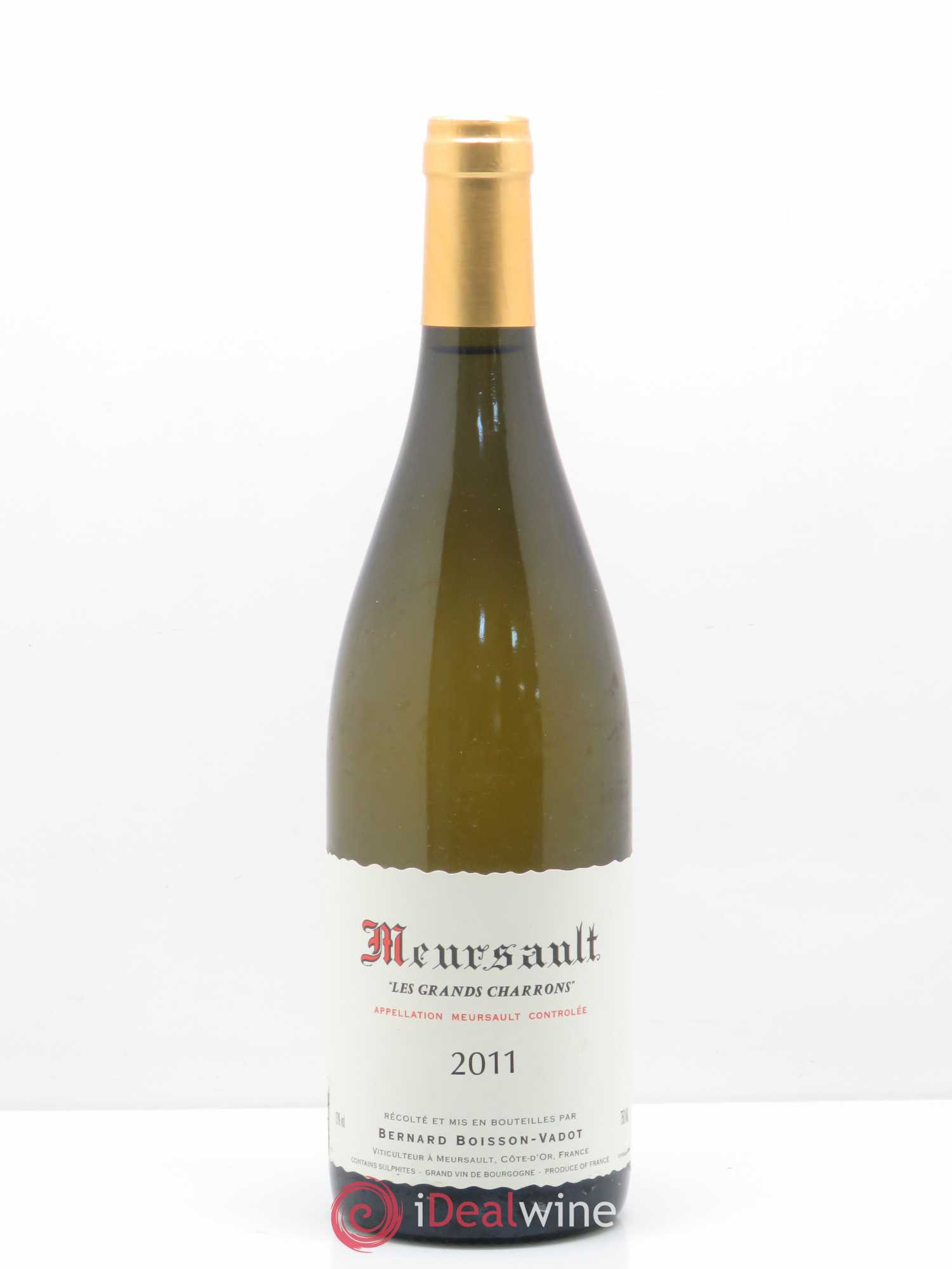Meursault Les Grands Charrons Boisson-Vadot (Domaine) 2011 - Lot de 1 bouteille - 0