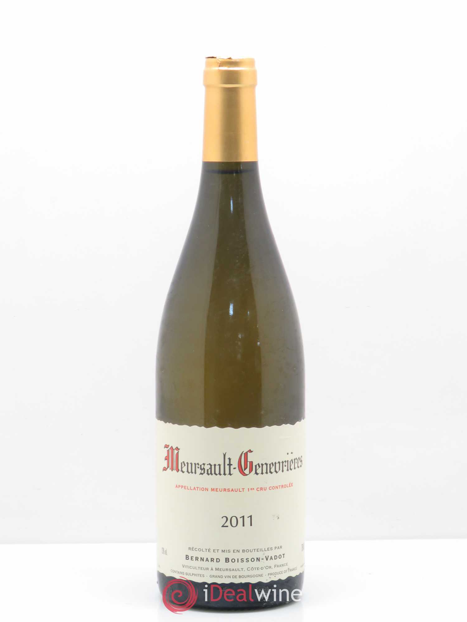 Meursault 1er Cru Genevrières Boisson-Vadot (Domaine) 2011 - Lot de 1 bouteille - 0