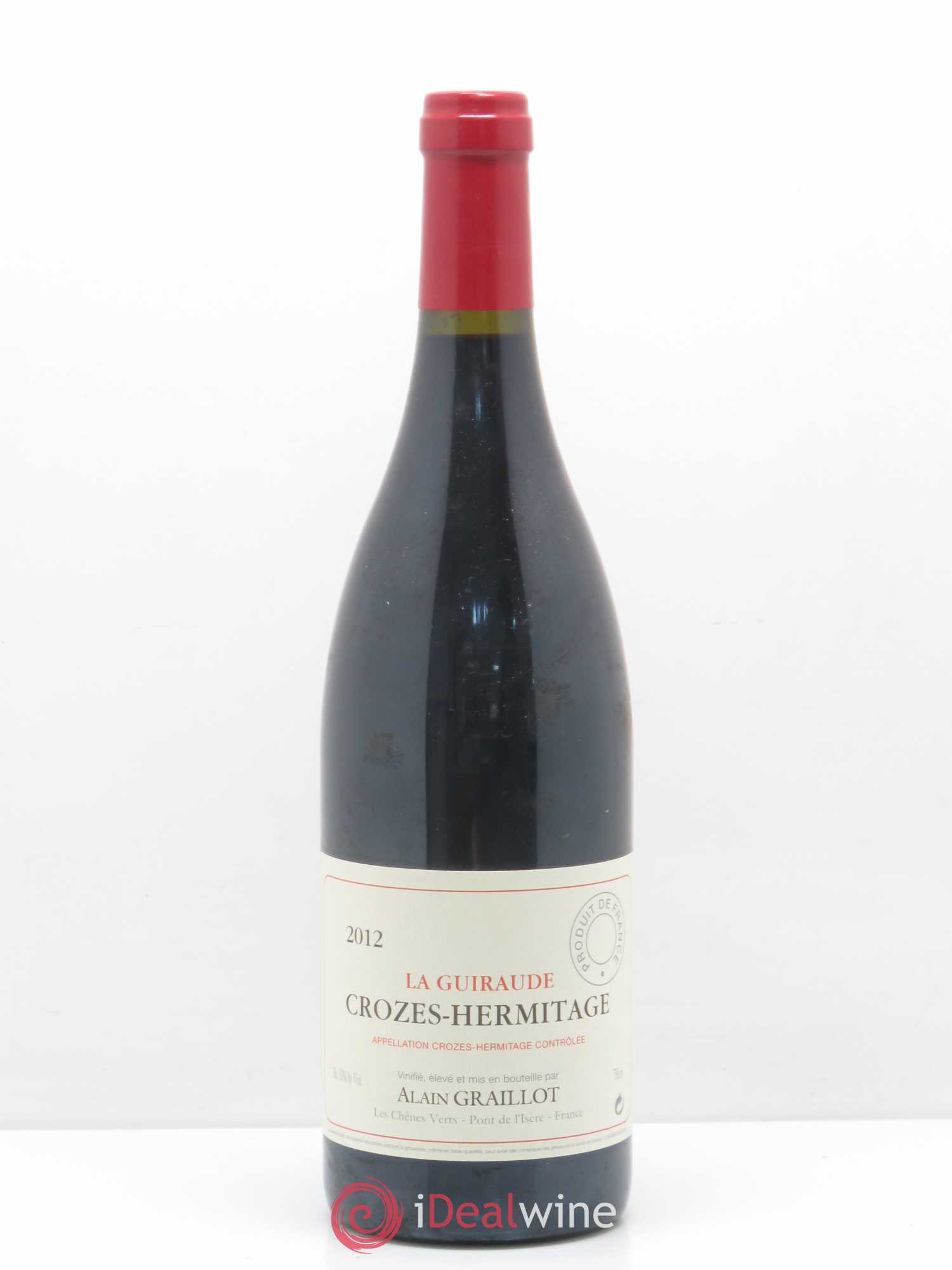 Crozes-Hermitage La Guiraude Domaine Graillot 2012 - Lot de 1 bouteille - 0