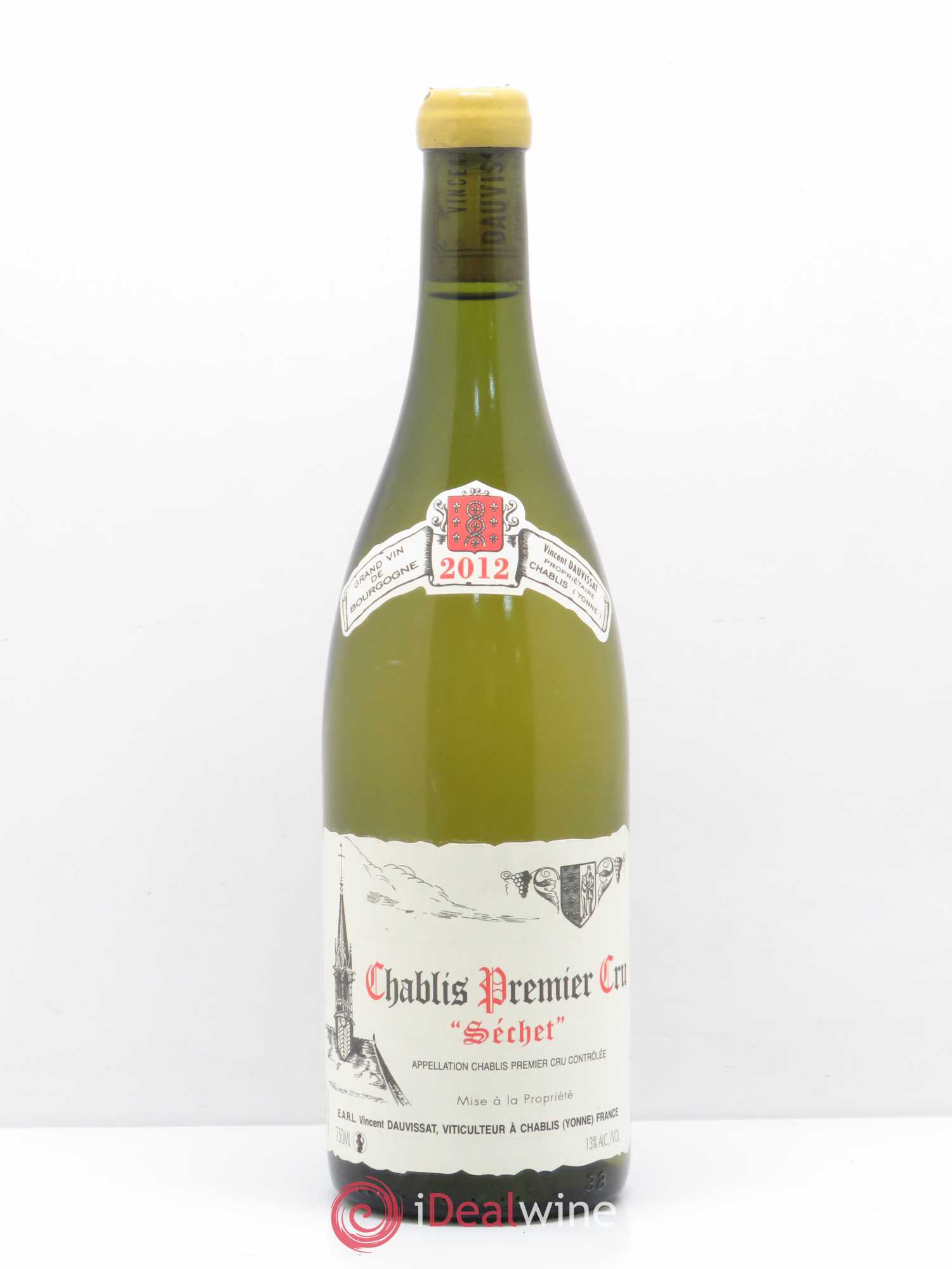 Chablis 1er Cru Séchet Vincent Dauvissat (Domaine) 2012 - Lot de 1 bouteille - 0