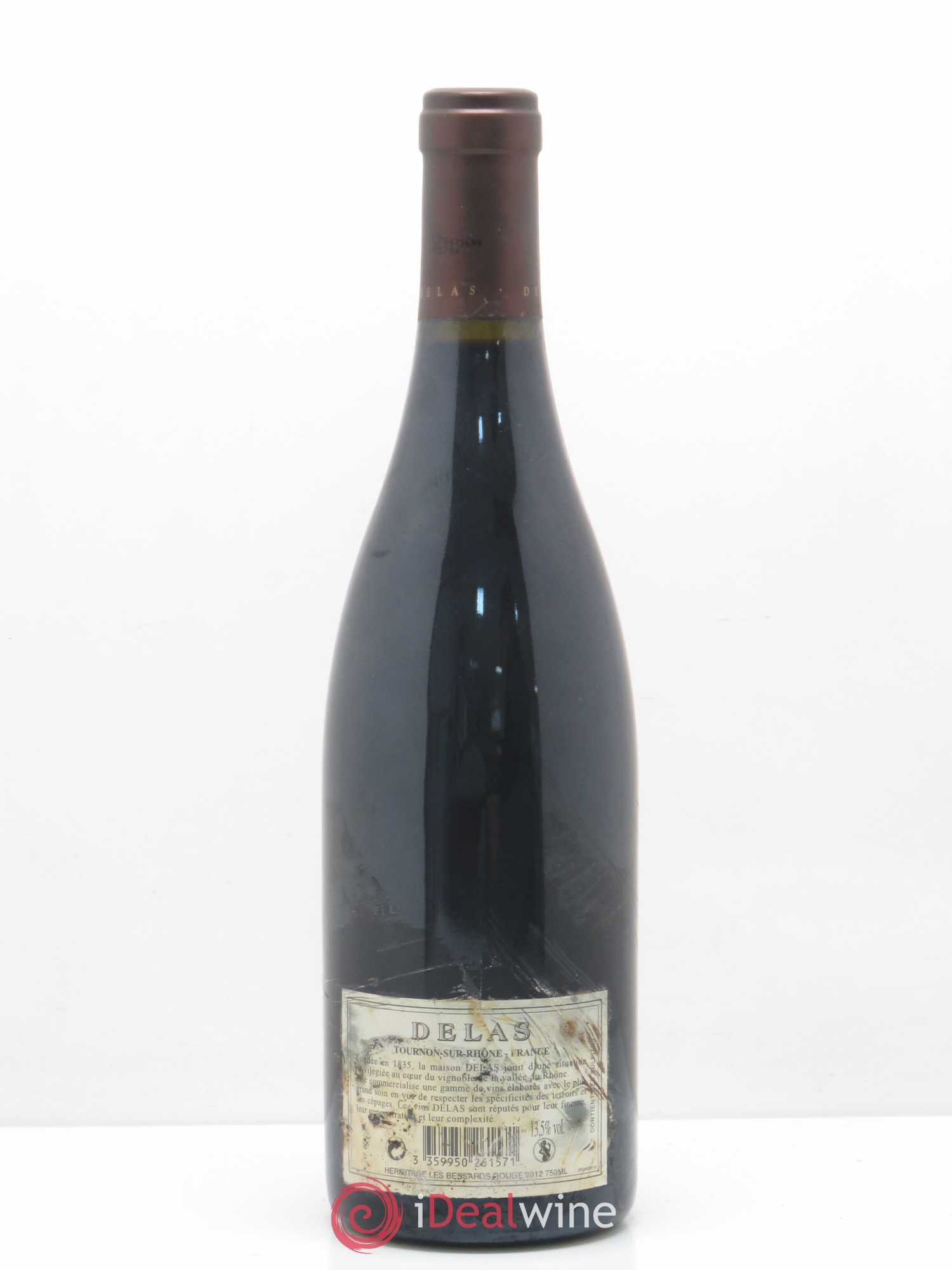 Hermitage Les Bessards Delas Frères 2012 - Lot de 1 bouteille - 1