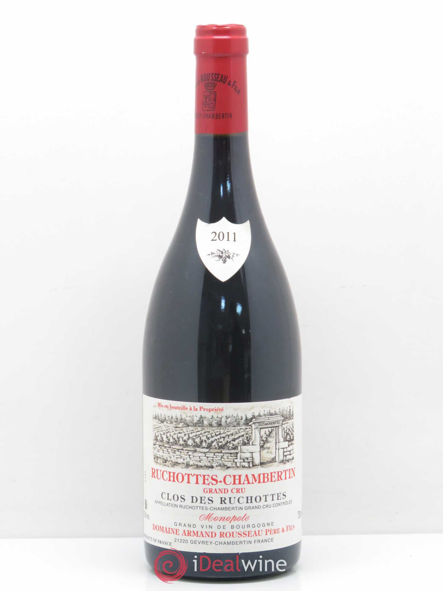 Ruchottes-Chambertin Grand Cru Clos des Ruchottes Armand Rousseau (Domaine) 2011 - Lot de 1 bouteille - 0