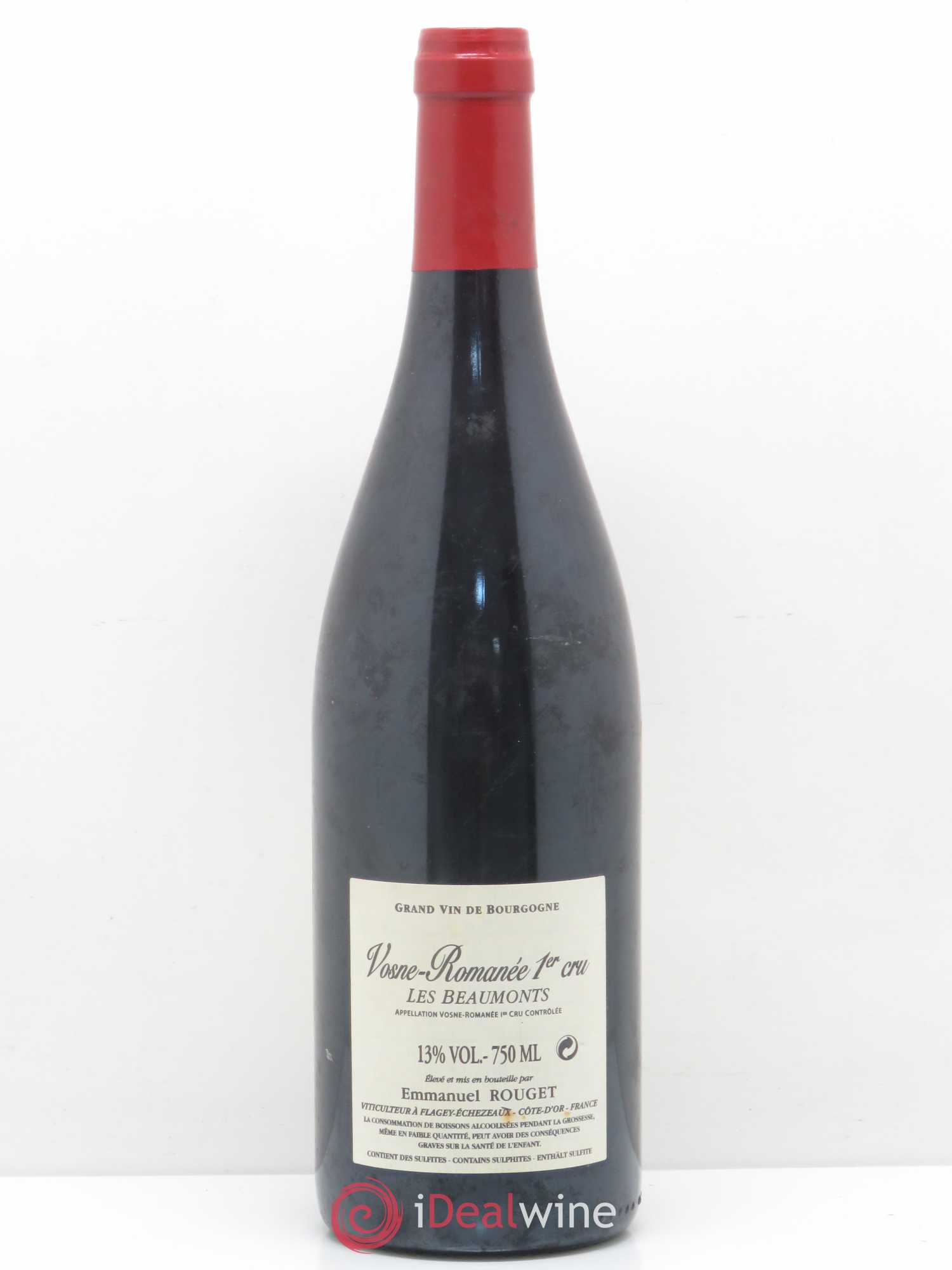 Vosne-Romanée 1er Cru Les Beaumonts Emmanuel Rouget 2011 - Lot de 1 bouteille - 1