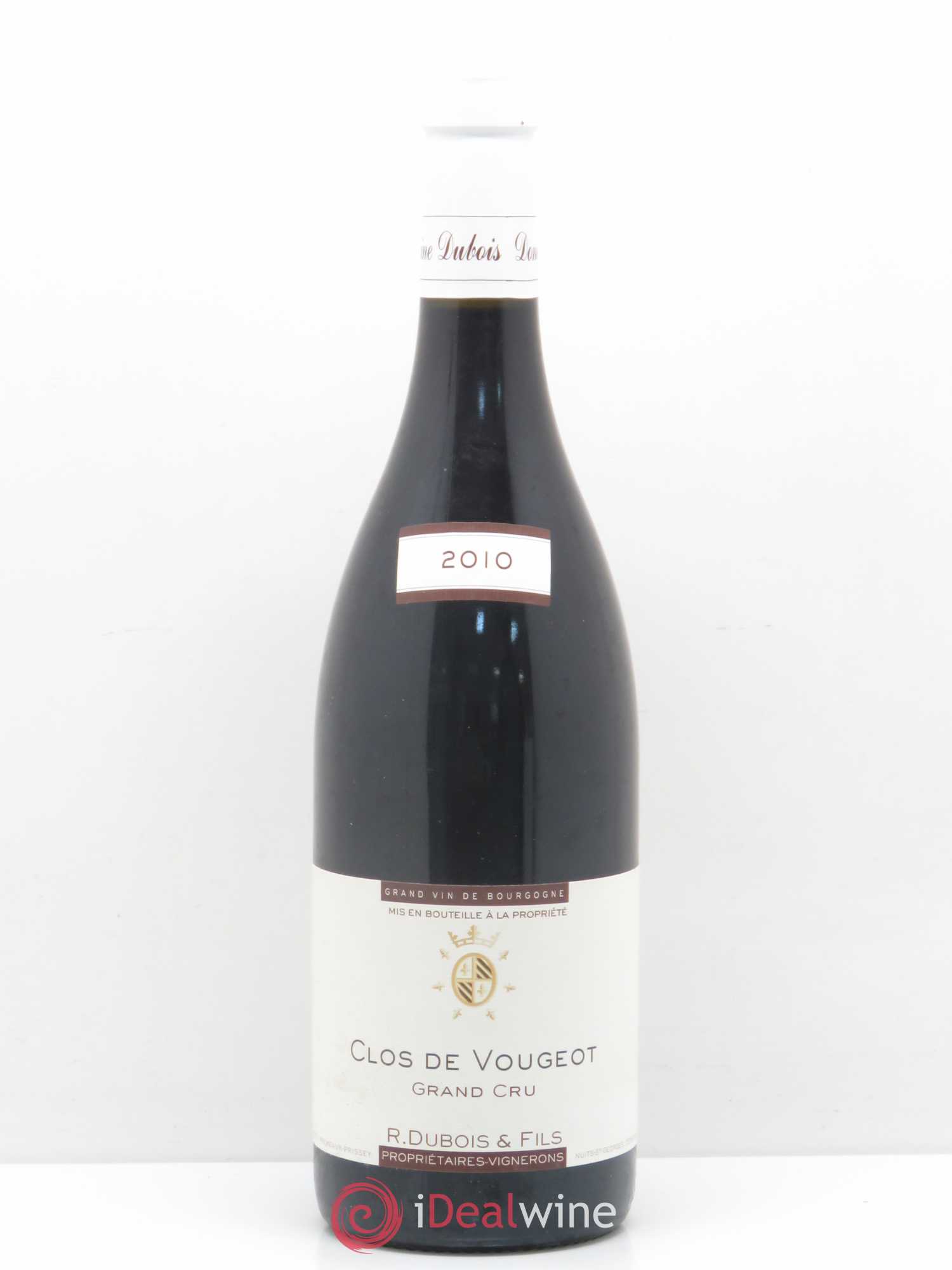 Clos de Vougeot Grand Cru R.Dubois 2010 - Posten von 1 Flasche - 0