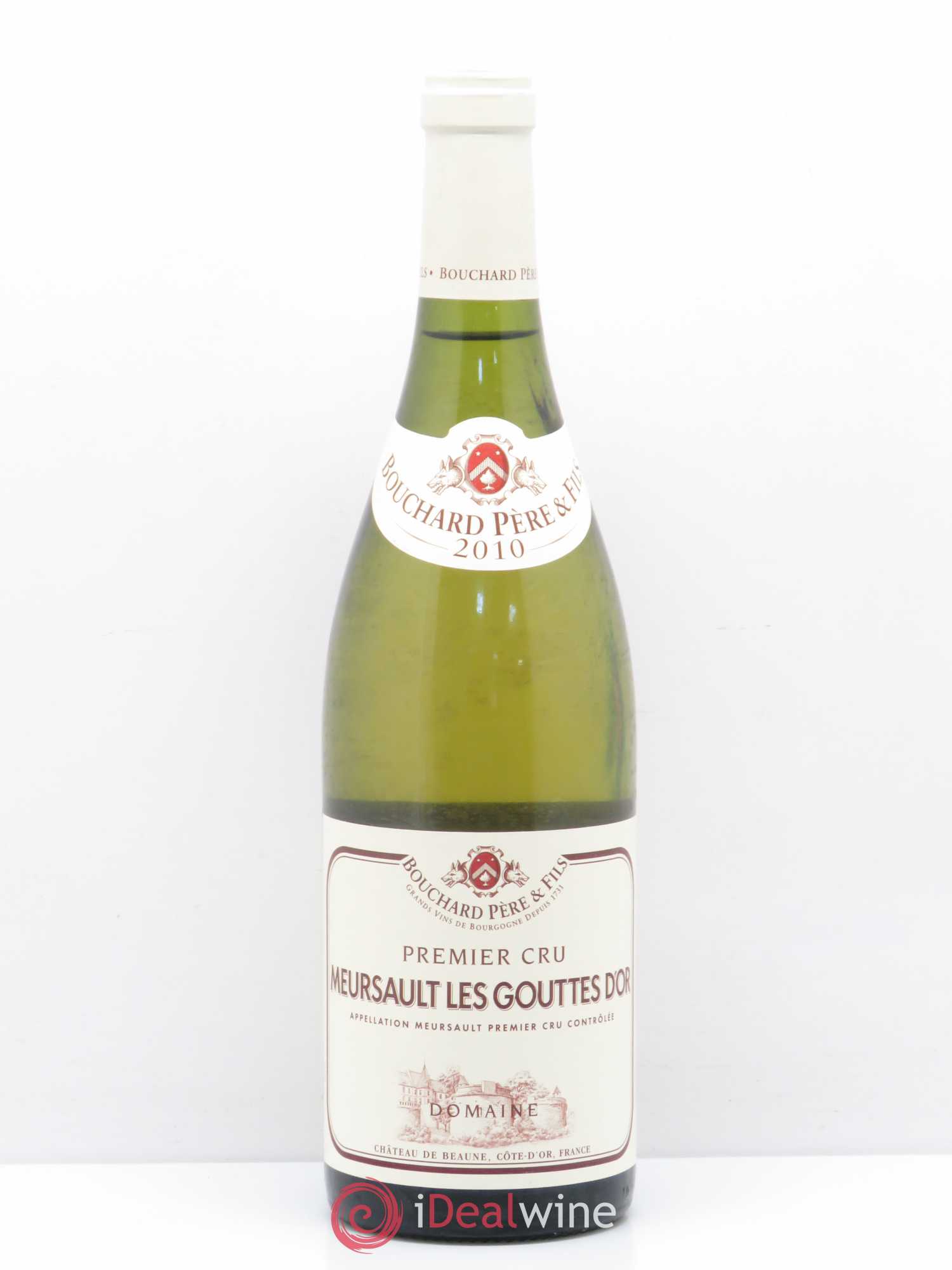 Meursault 1er Cru Les Gouttes d'Or Bouchard Père & Fils 2010 - Lot de 1 bouteille - 0