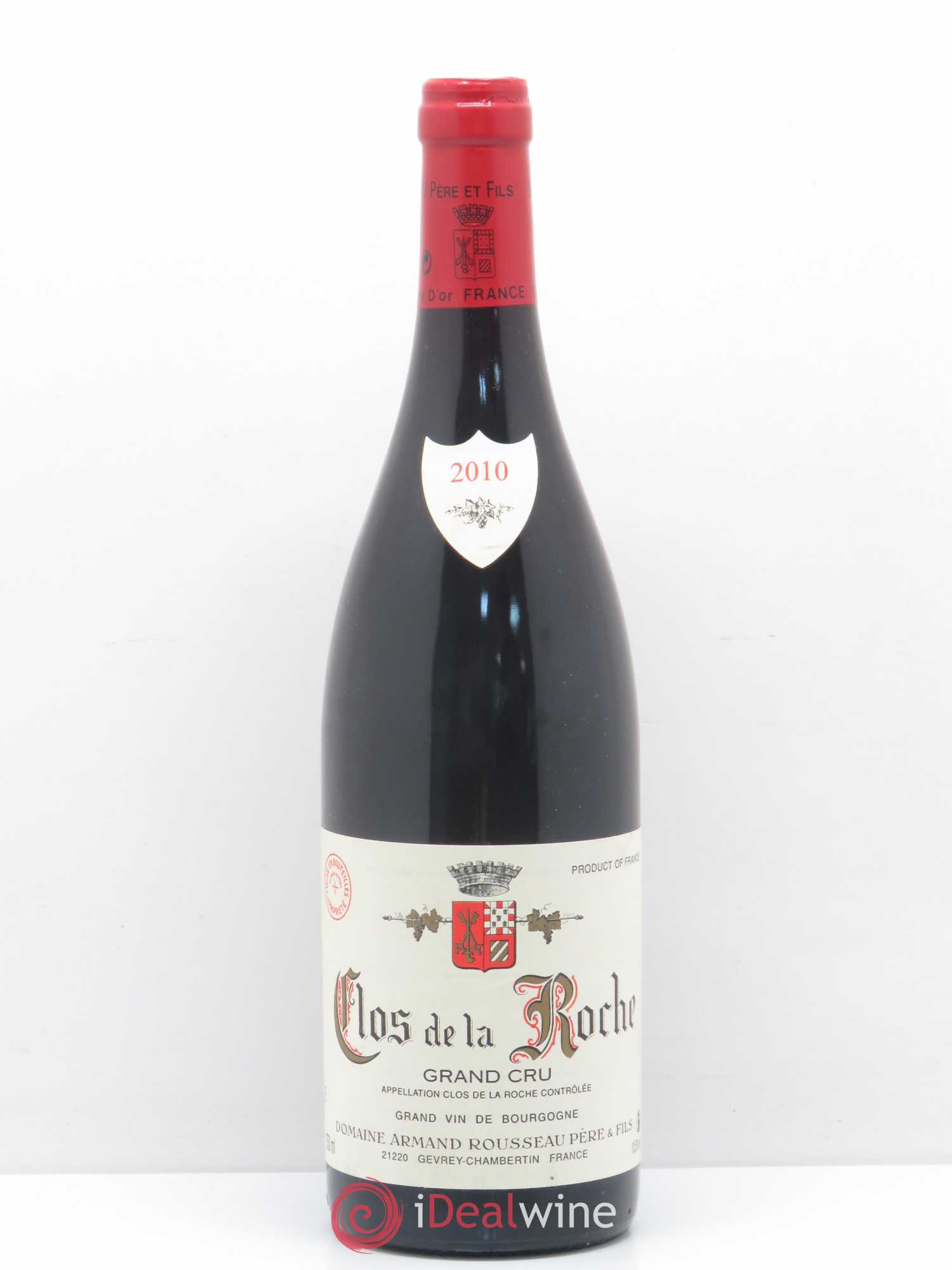 Clos de la Roche Grand Cru Armand Rousseau (Domaine) 2010 - Lot de 1 bouteille - 0