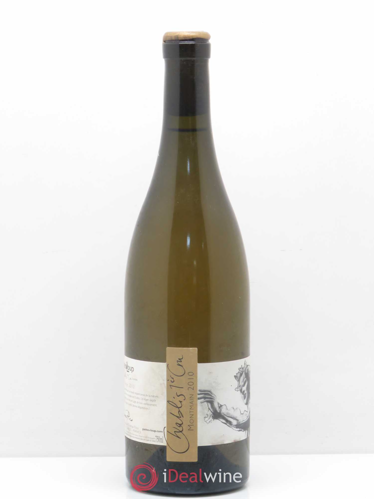 Chablis 1er Cru Montmains Domaine Pattes Loup 2010 - Posten von 1 Flasche - 0