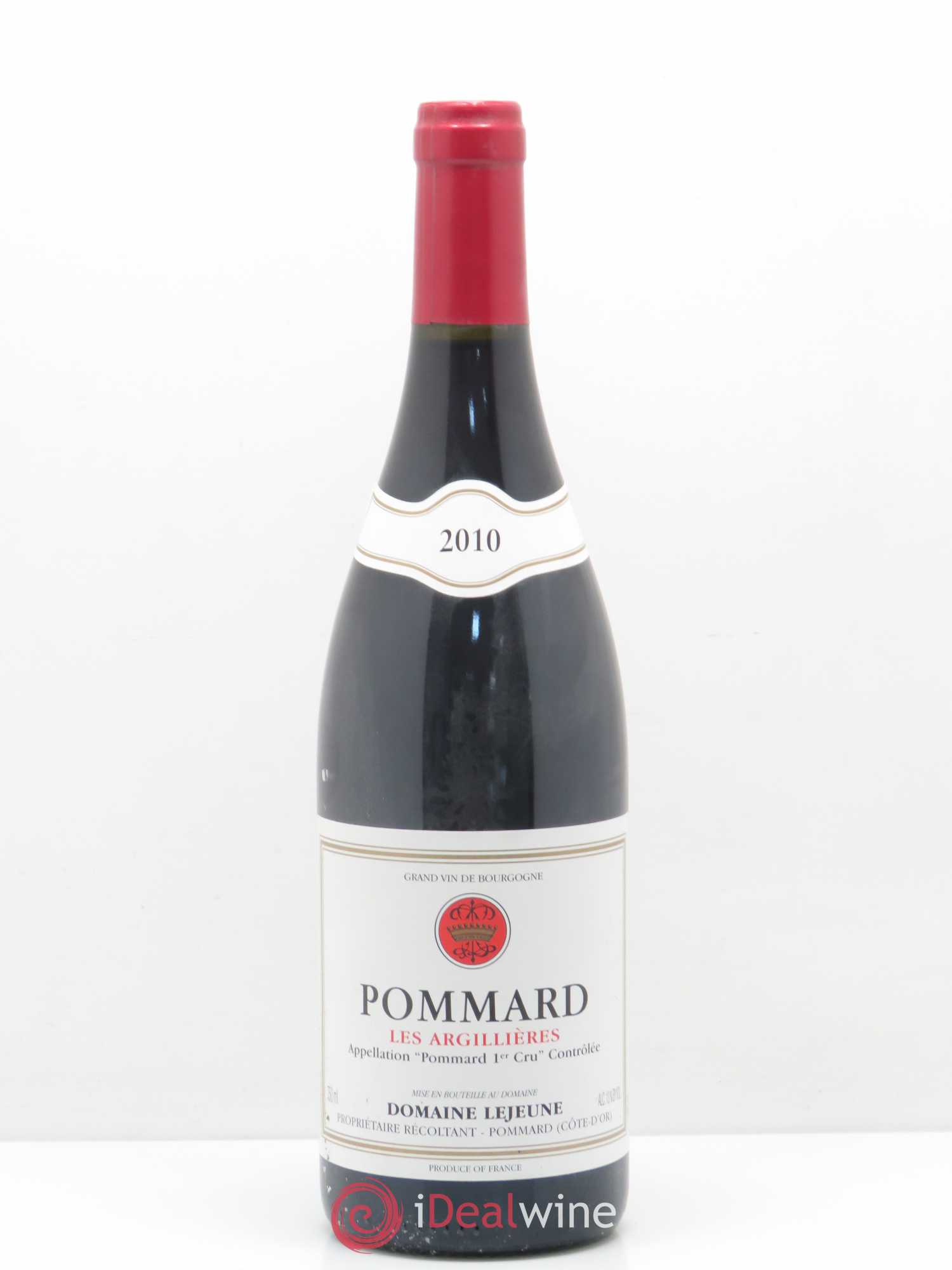Pommard 1er Cru Les Argillières Lejeune 2010 - Posten von 1 Flasche - 0