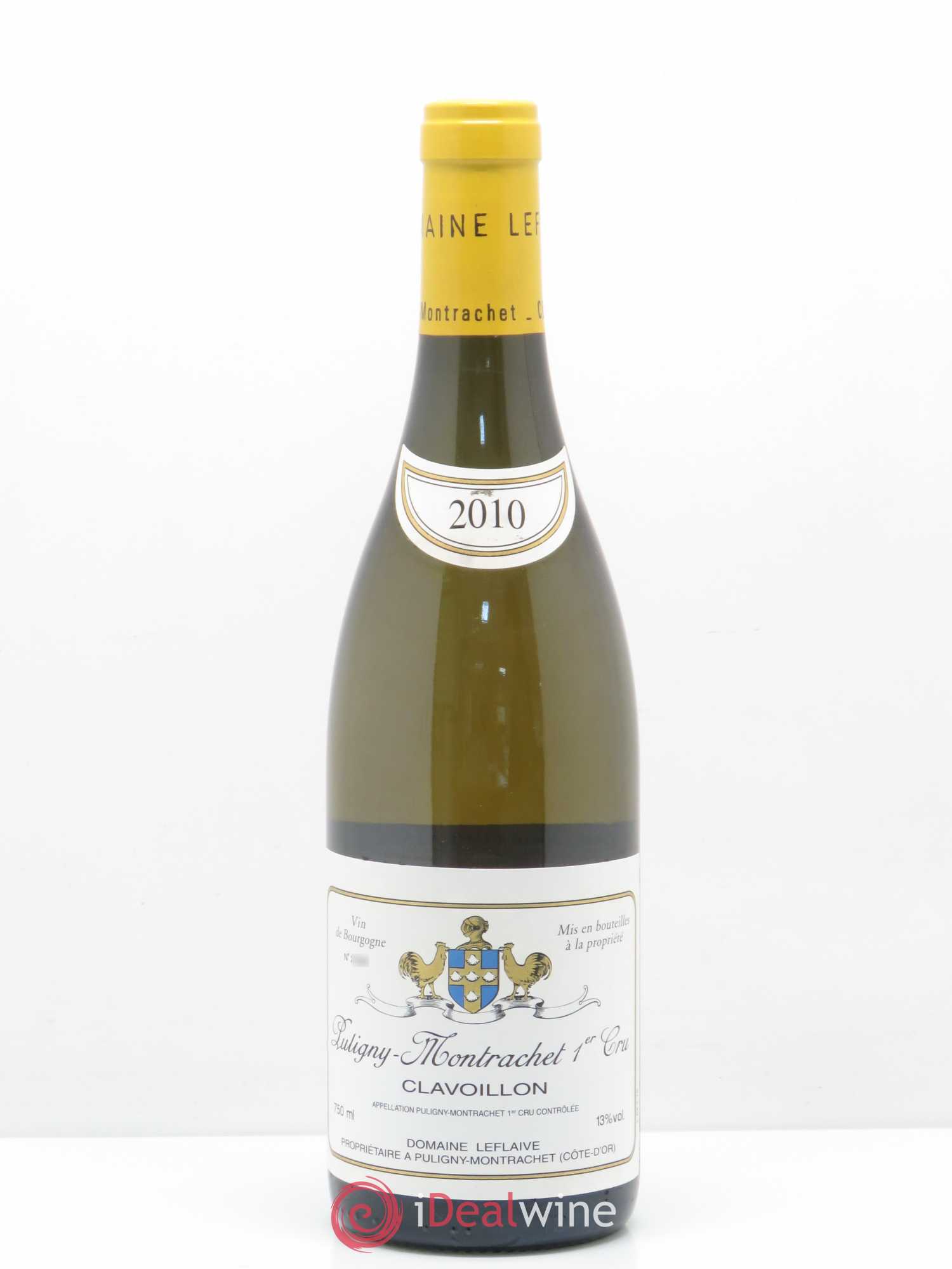 Puligny-Montrachet 1er Cru Clavoillon Leflaive (Domaine) 2010 - Lot de 1 bouteille - 0