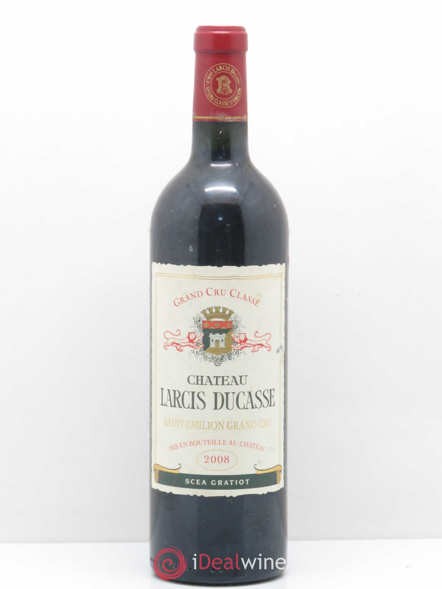 Château Larcis Ducasse 1er Grand Cru Classé B 2008 - Lot de 1 bouteille - 0