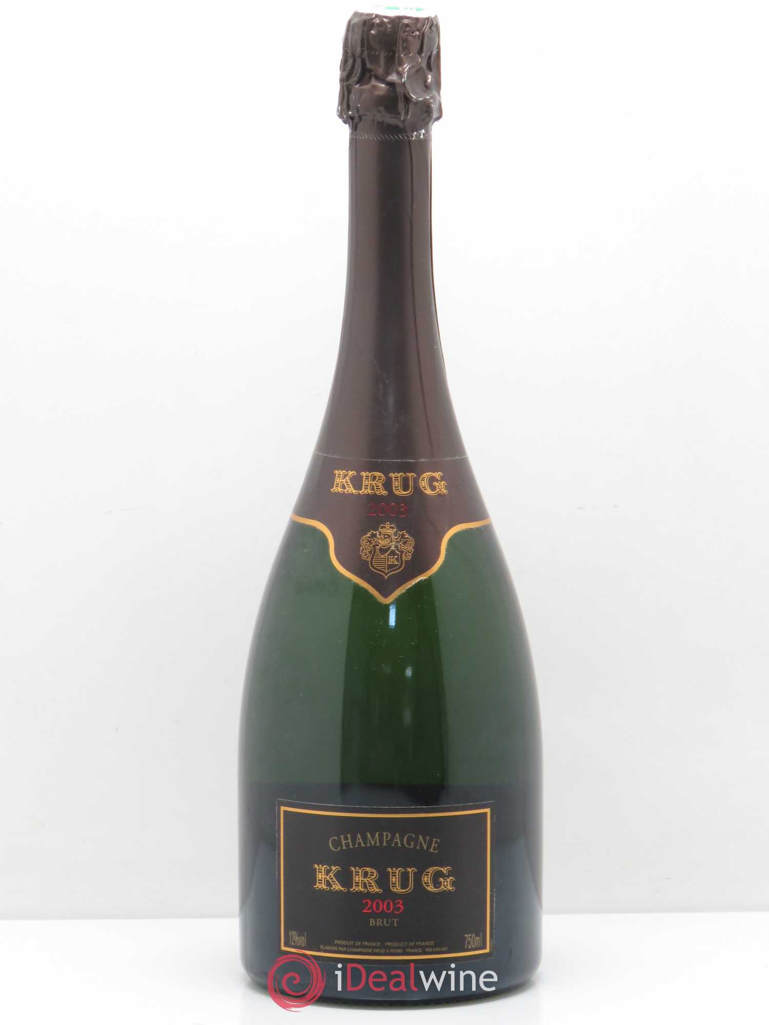 Grande Cuvée Brut Krug 2003 - Lot de 1 bouteille - 0