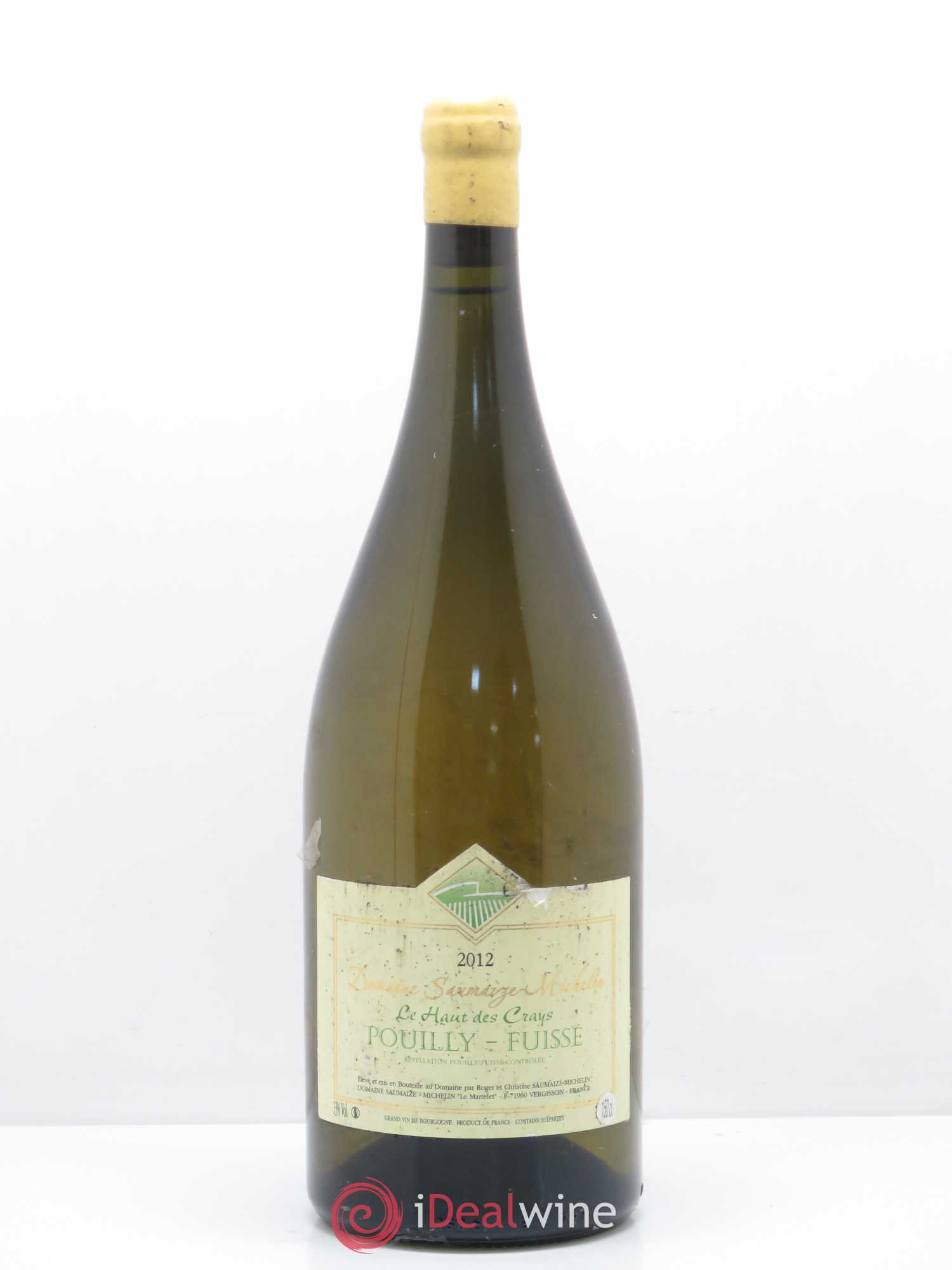Pouilly-Fuissé Le Haut Des Crays Saumaize-Michelin 2012 - Posten von 1 Magnum - 0